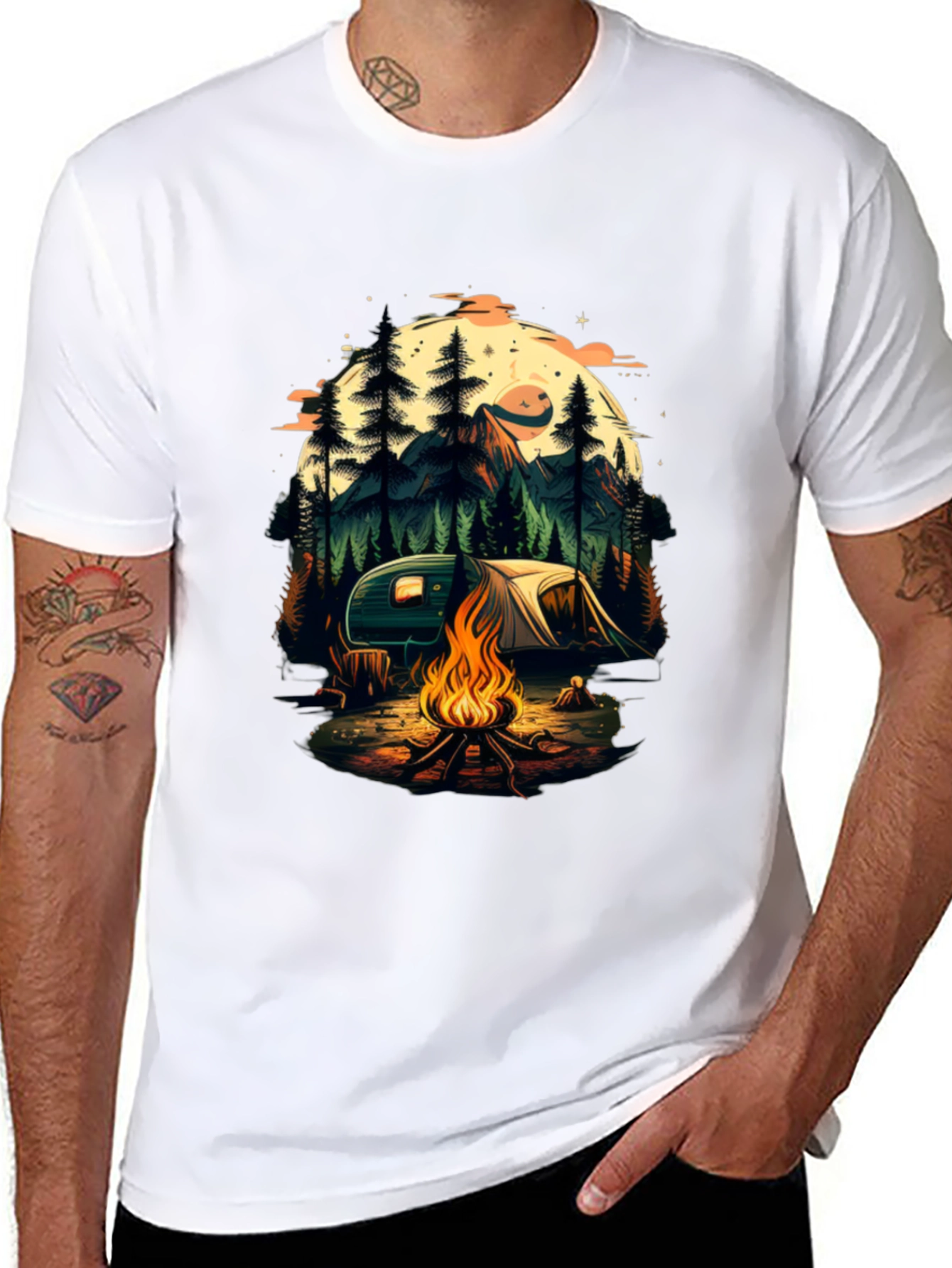 Camping Adventure T-Shirt - Graphic Tee