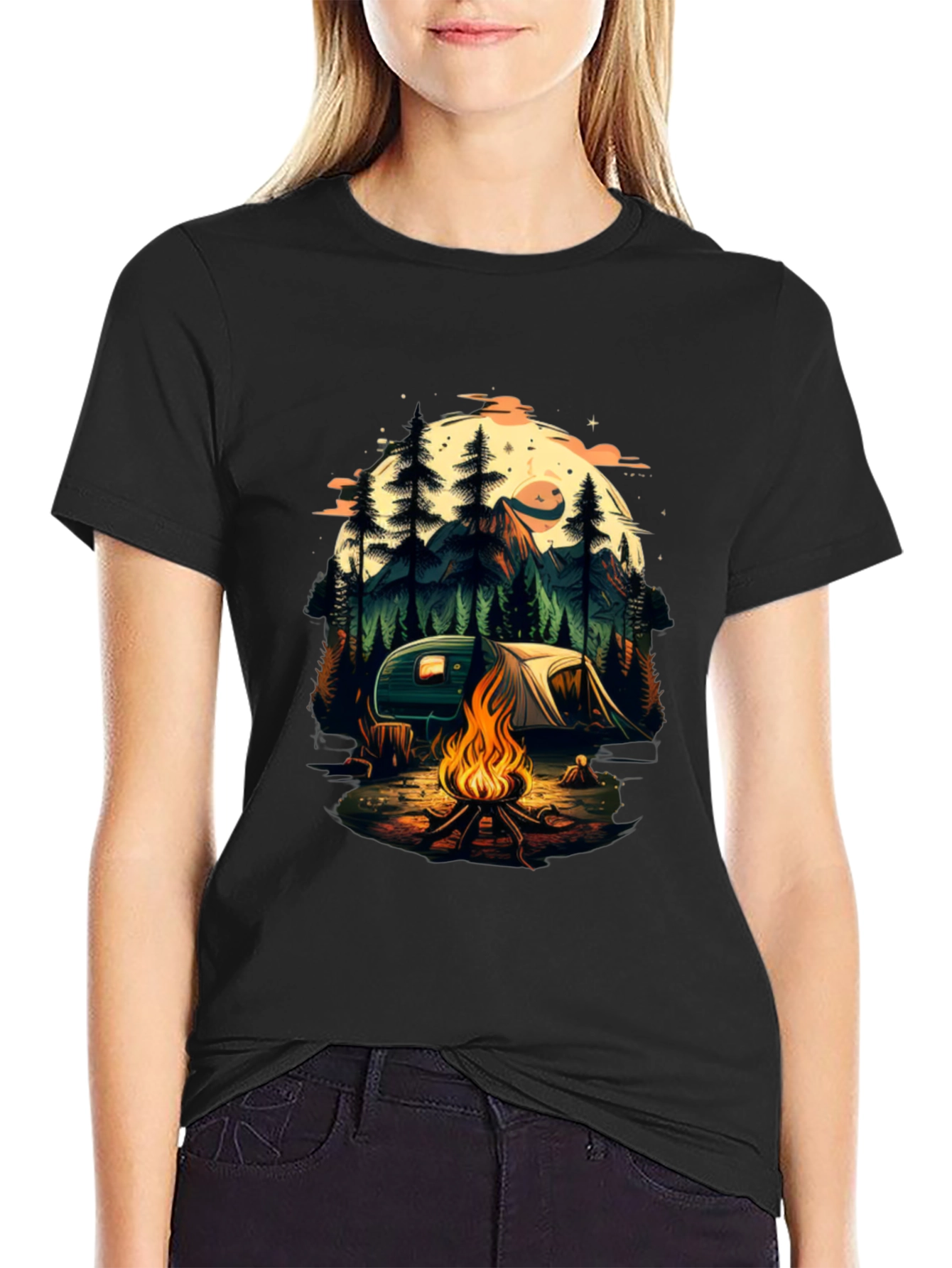 Camping Adventure T-Shirt - Graphic Tee