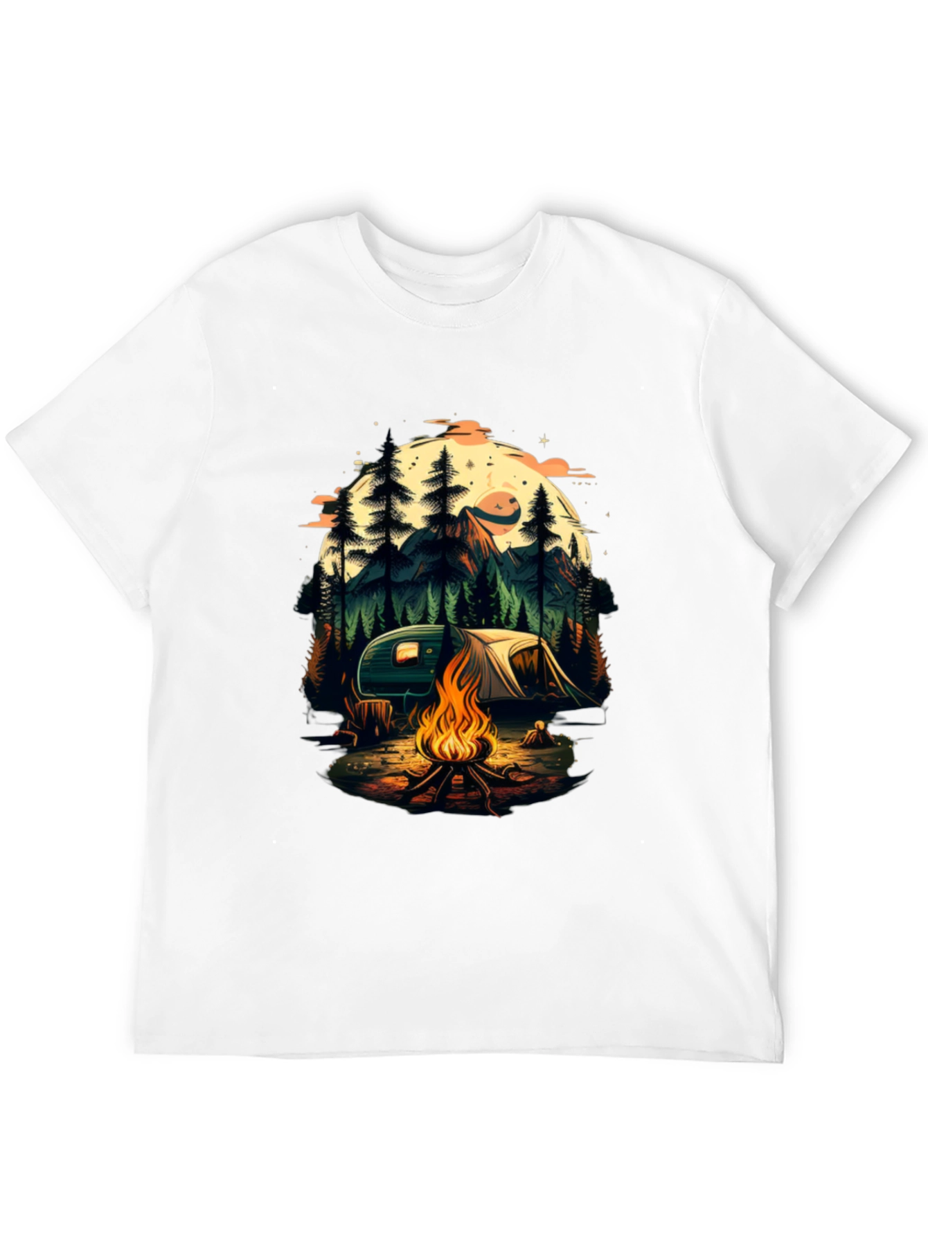 Camping Adventure T-Shirt - Graphic Tee