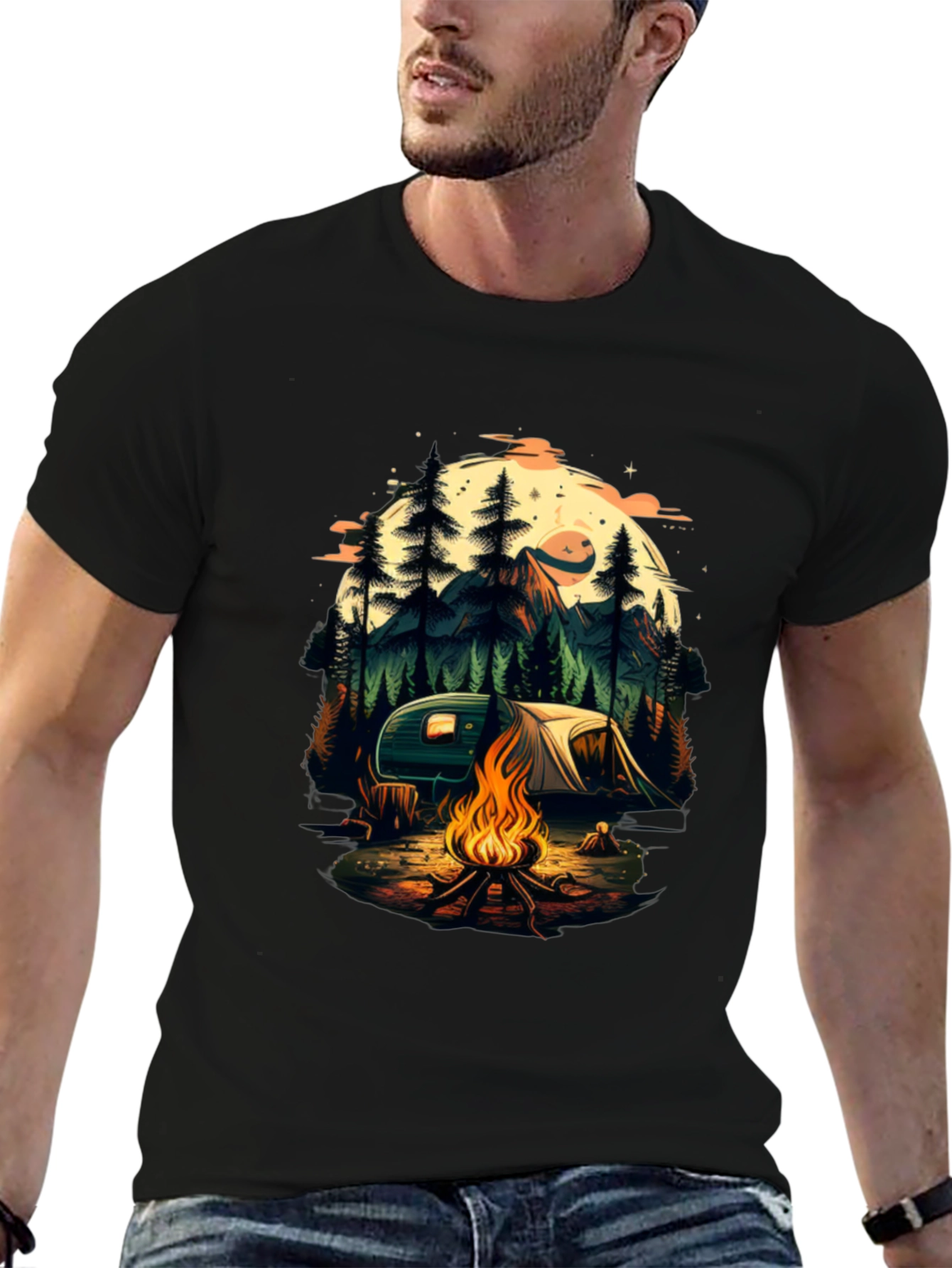 Camping Adventure T-Shirt - Graphic Tee