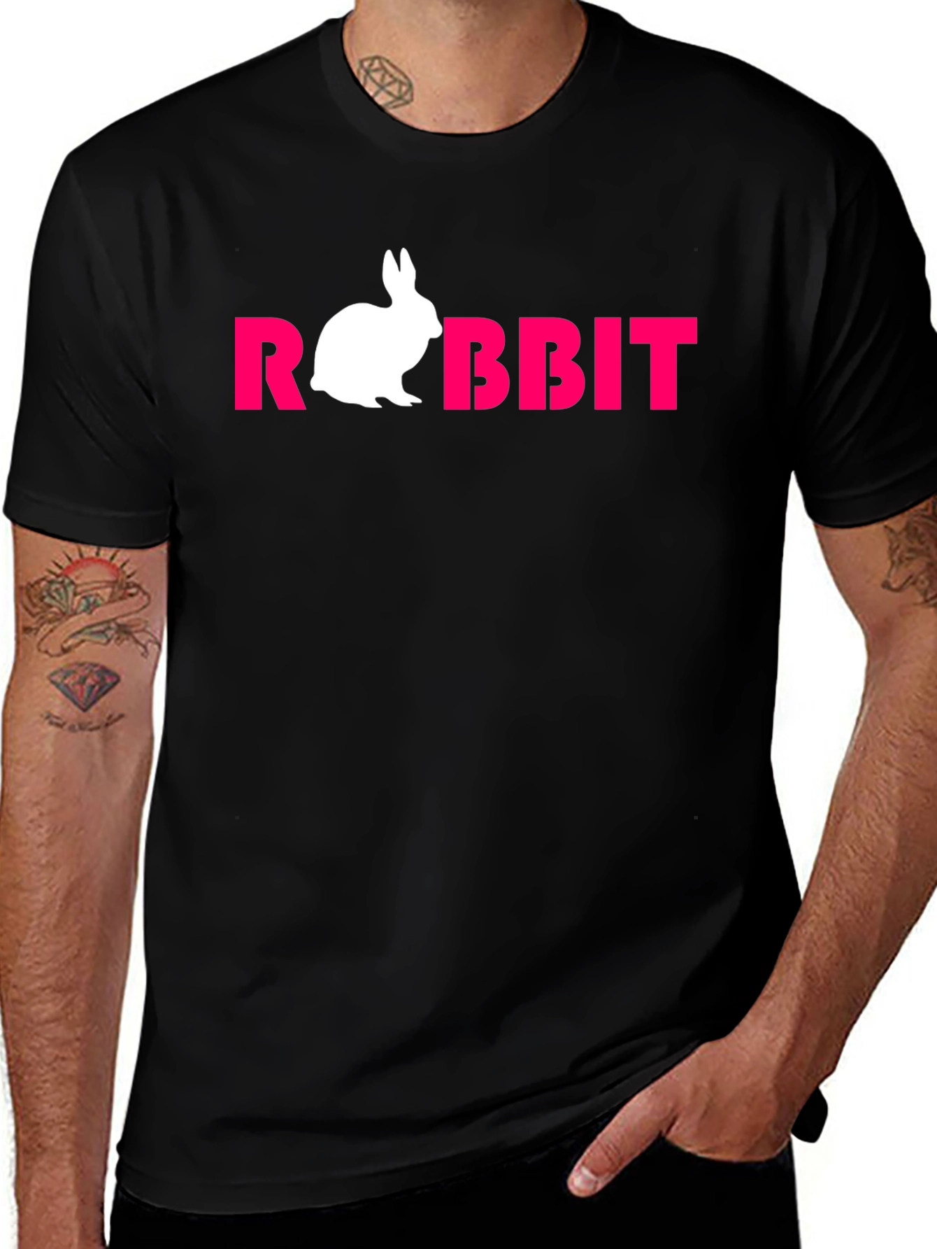 Rabbit Graphic T-Shirt - Soft Cotton Tee