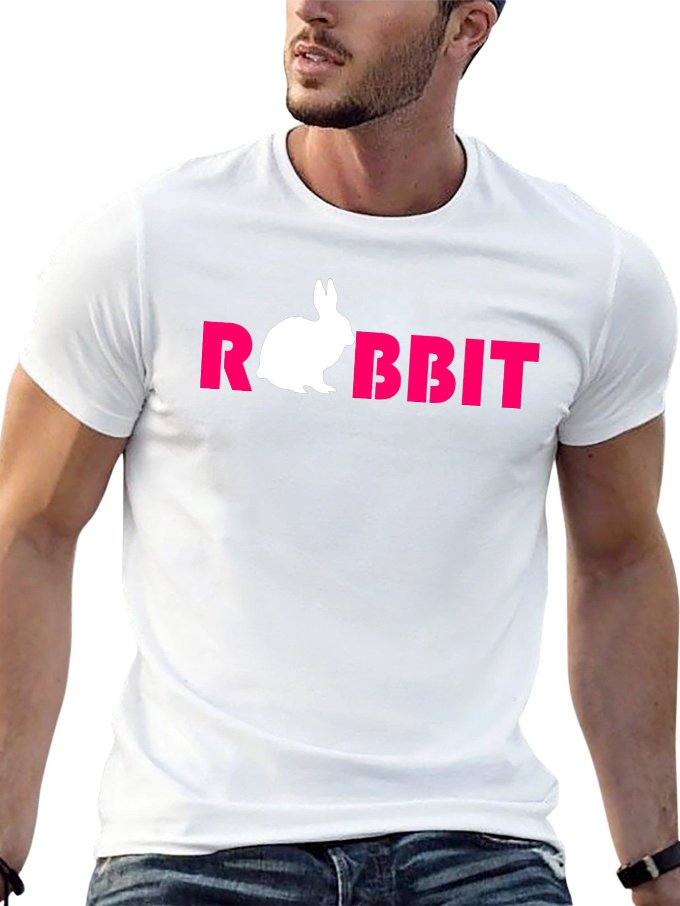 Rabbit Graphic T-Shirt - Soft Cotton Tee