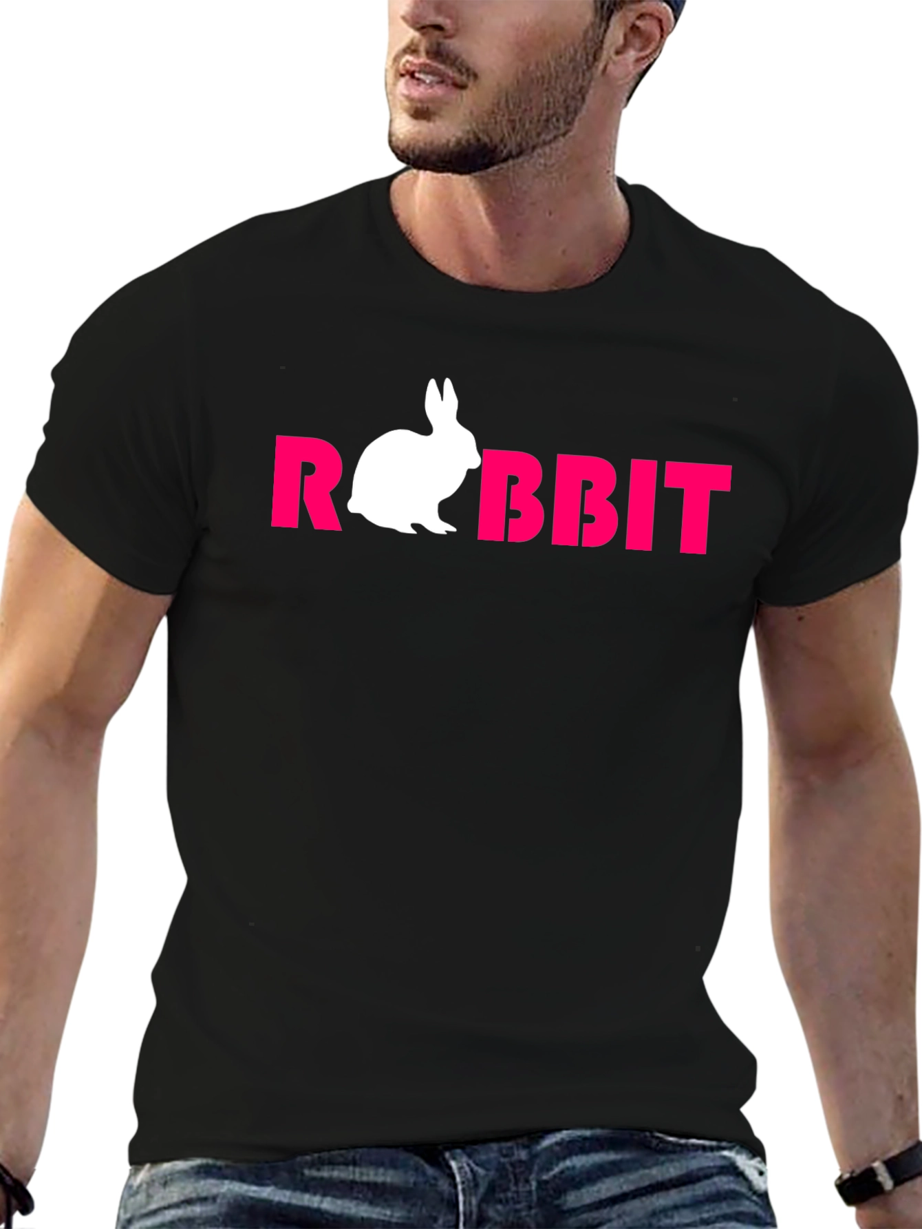 Rabbit Graphic T-Shirt - Soft Cotton Tee