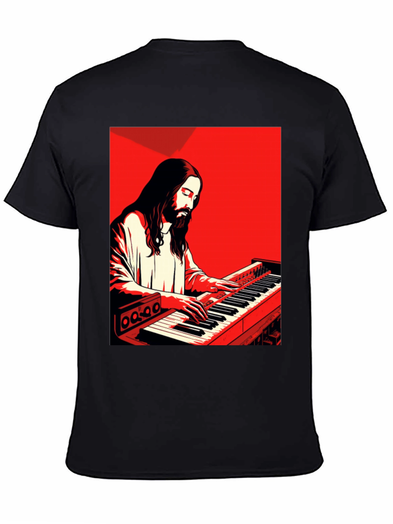 Jesus Playing Piano T-Shirt