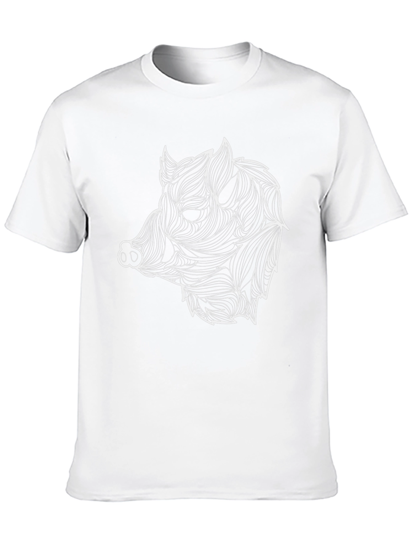Boar Head Graphic Tee - Mens Black T-Shirt