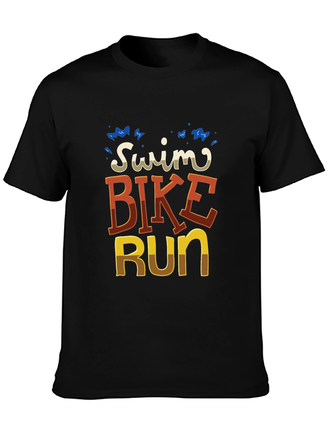 Triathlon T-Shirt: Swim Bike Run Tee for Athletes