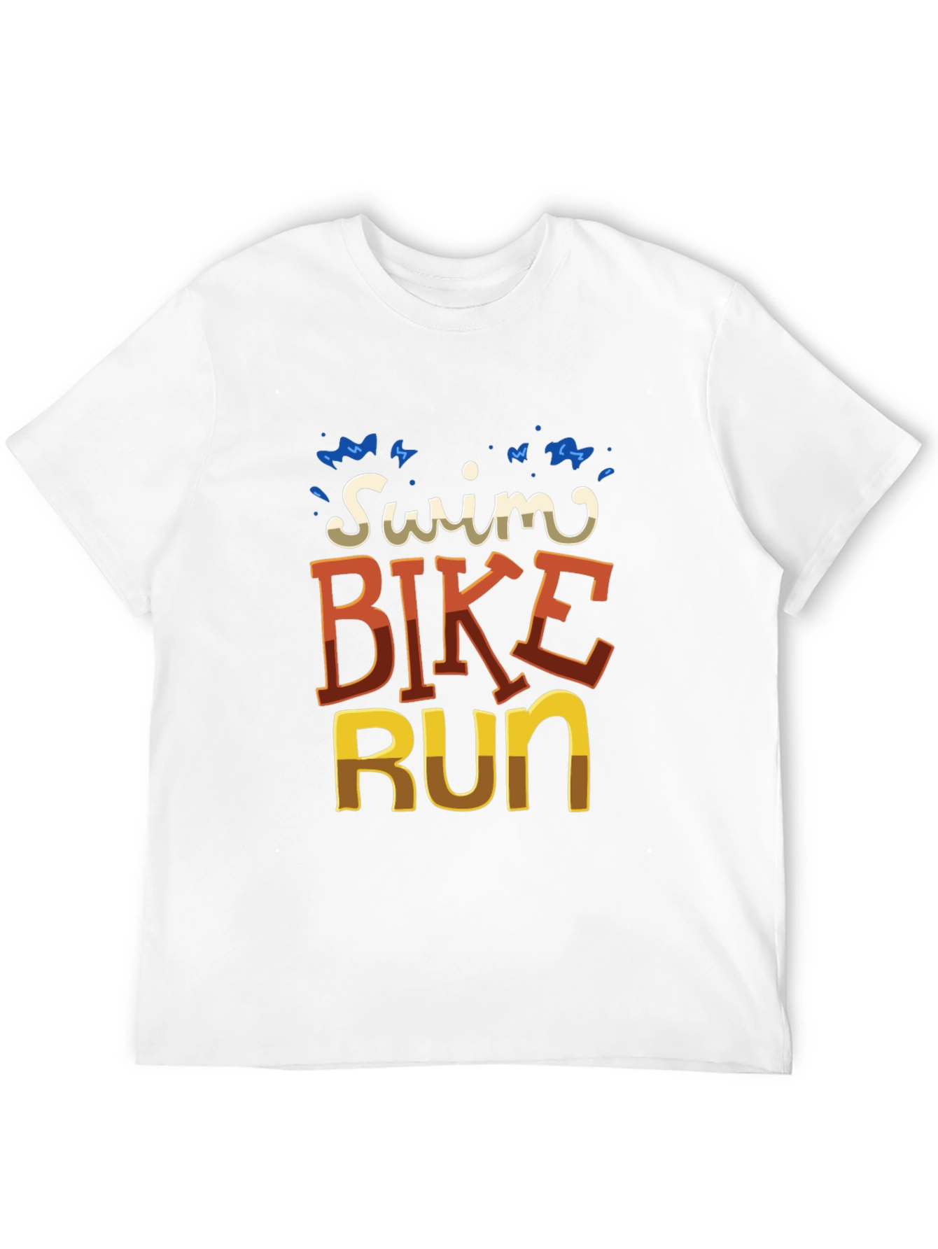 Triathlon T-Shirt: Swim Bike Run Tee for Athletes
