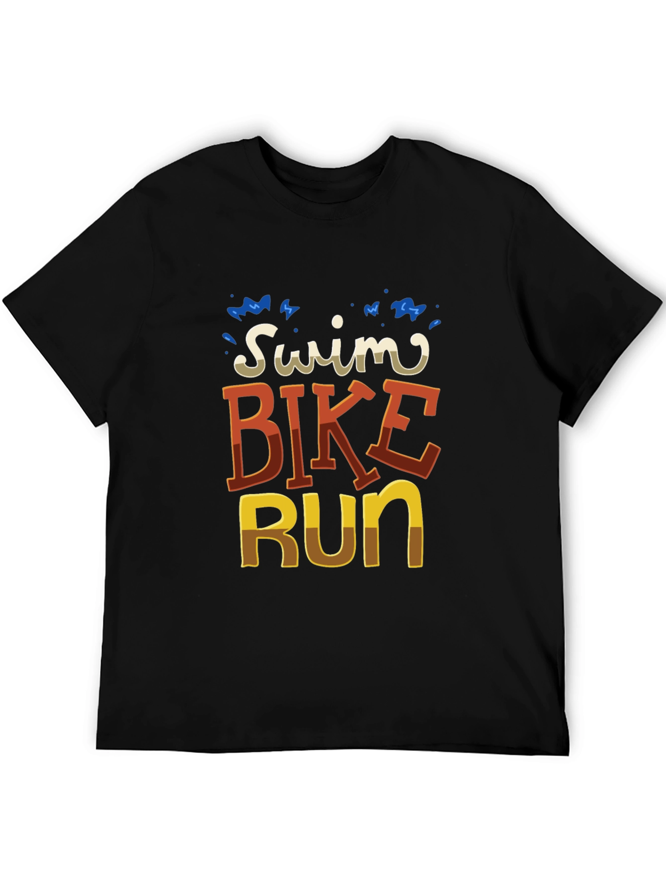 Triathlon T-Shirt: Swim Bike Run Tee for Athletes