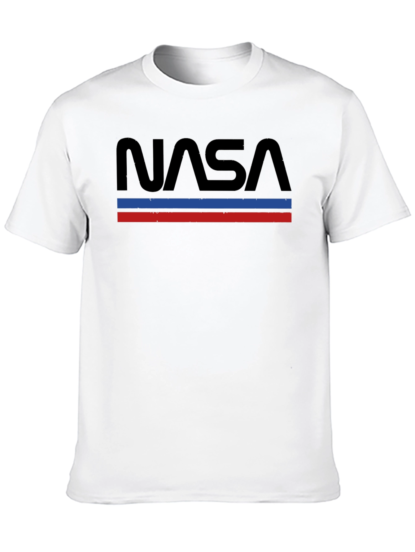Retro NASA Graphic T-Shirt - Black