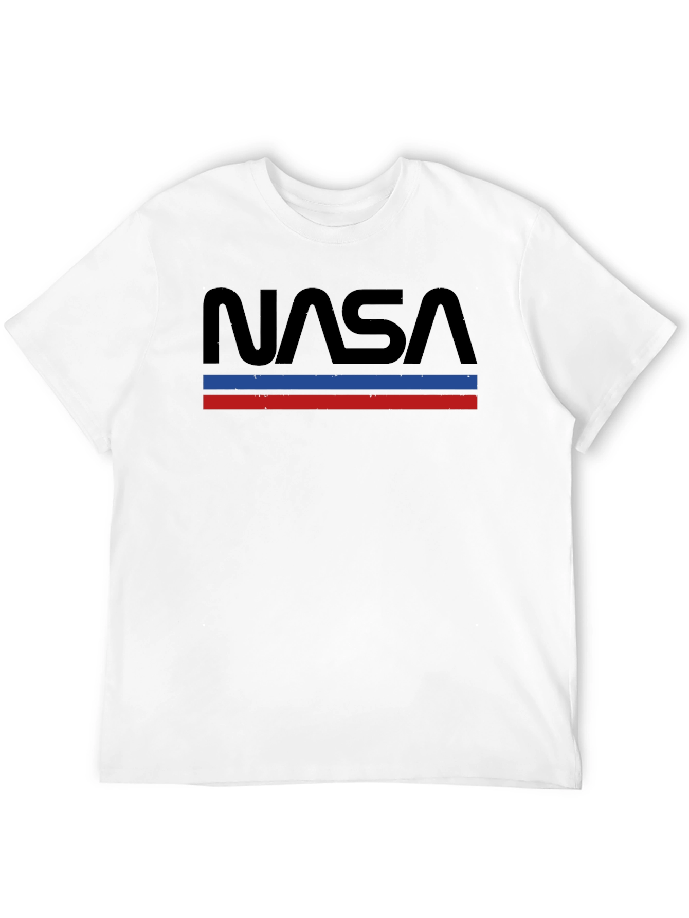 Retro NASA Graphic T-Shirt - Black