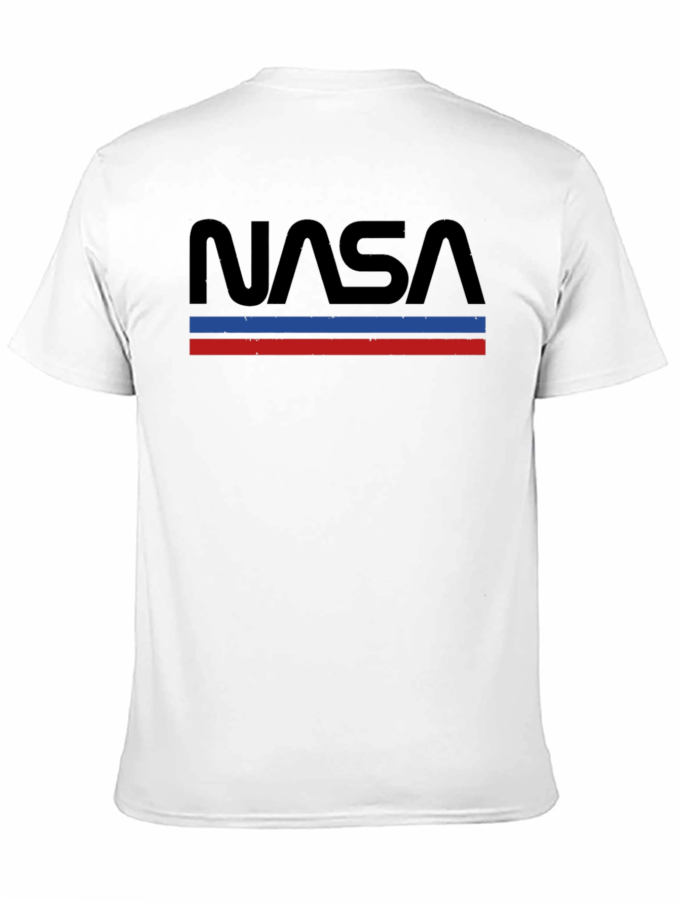 Retro NASA Graphic T-Shirt - Black