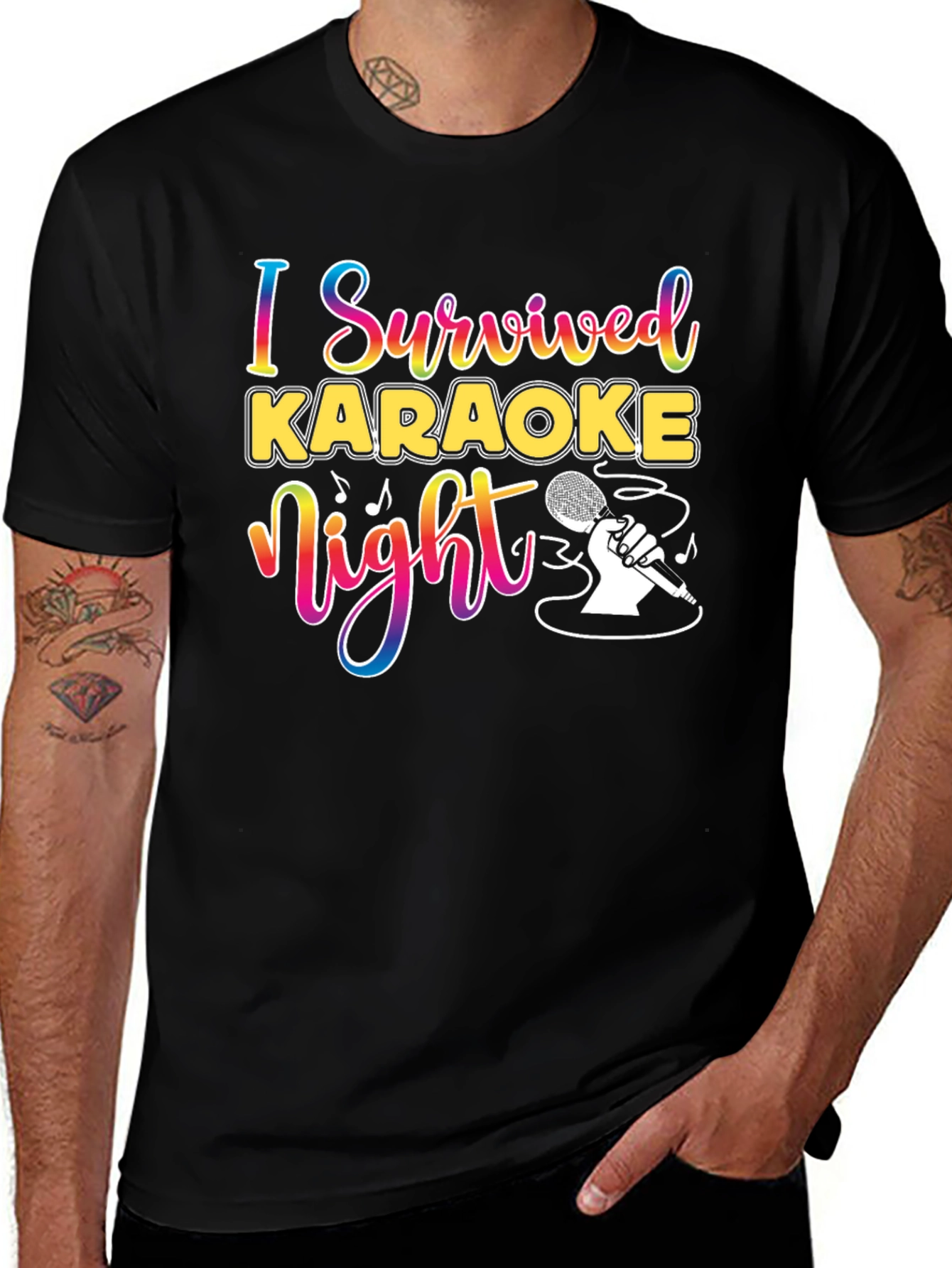 I Survived Karaoke Night T-Shirt