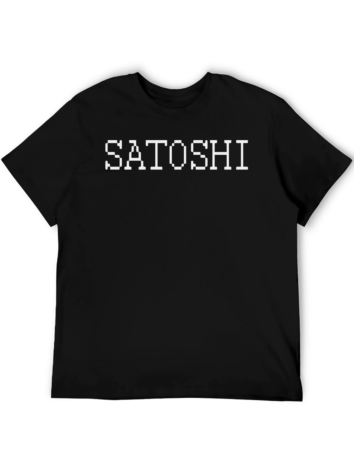 Satoshi Black Graphic Tee - Crypto Enthusiast Style