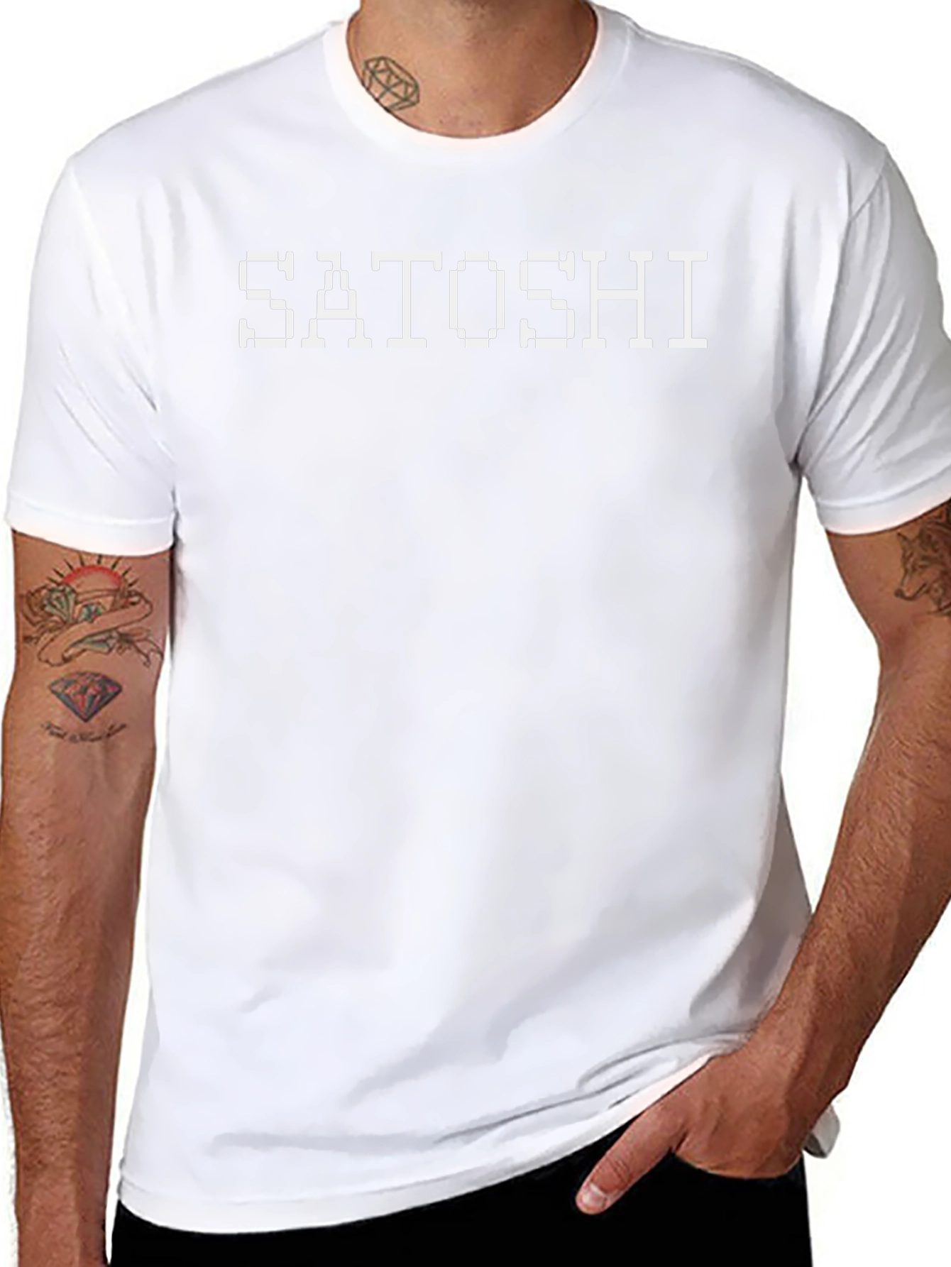 Satoshi Black Graphic Tee - Crypto Enthusiast Style