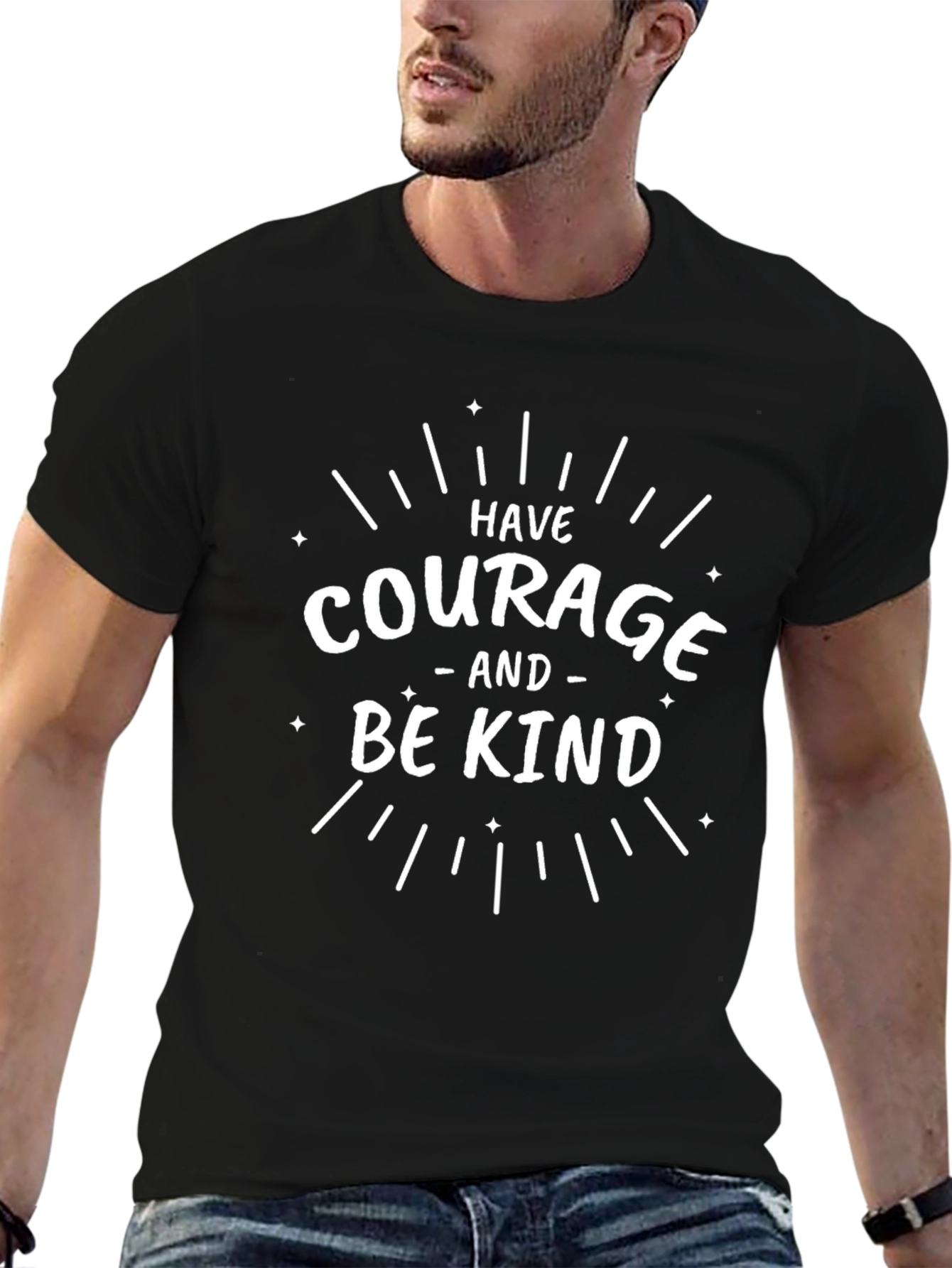 Have Courage and Be Kind Black T-Shirt