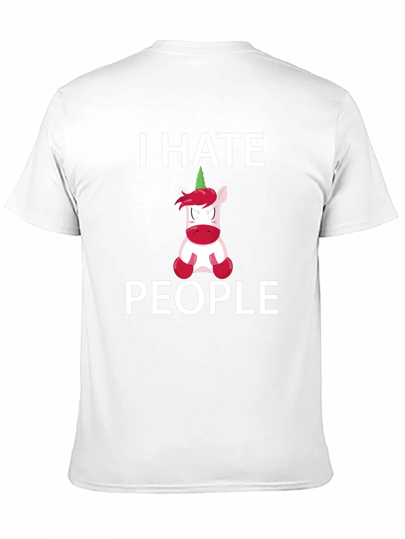 I Hate People Unicorn Graphic Tee