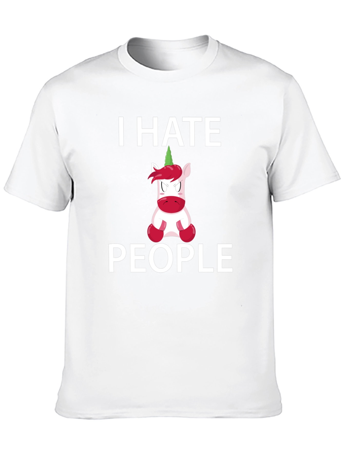 I Hate People Unicorn Graphic Tee
