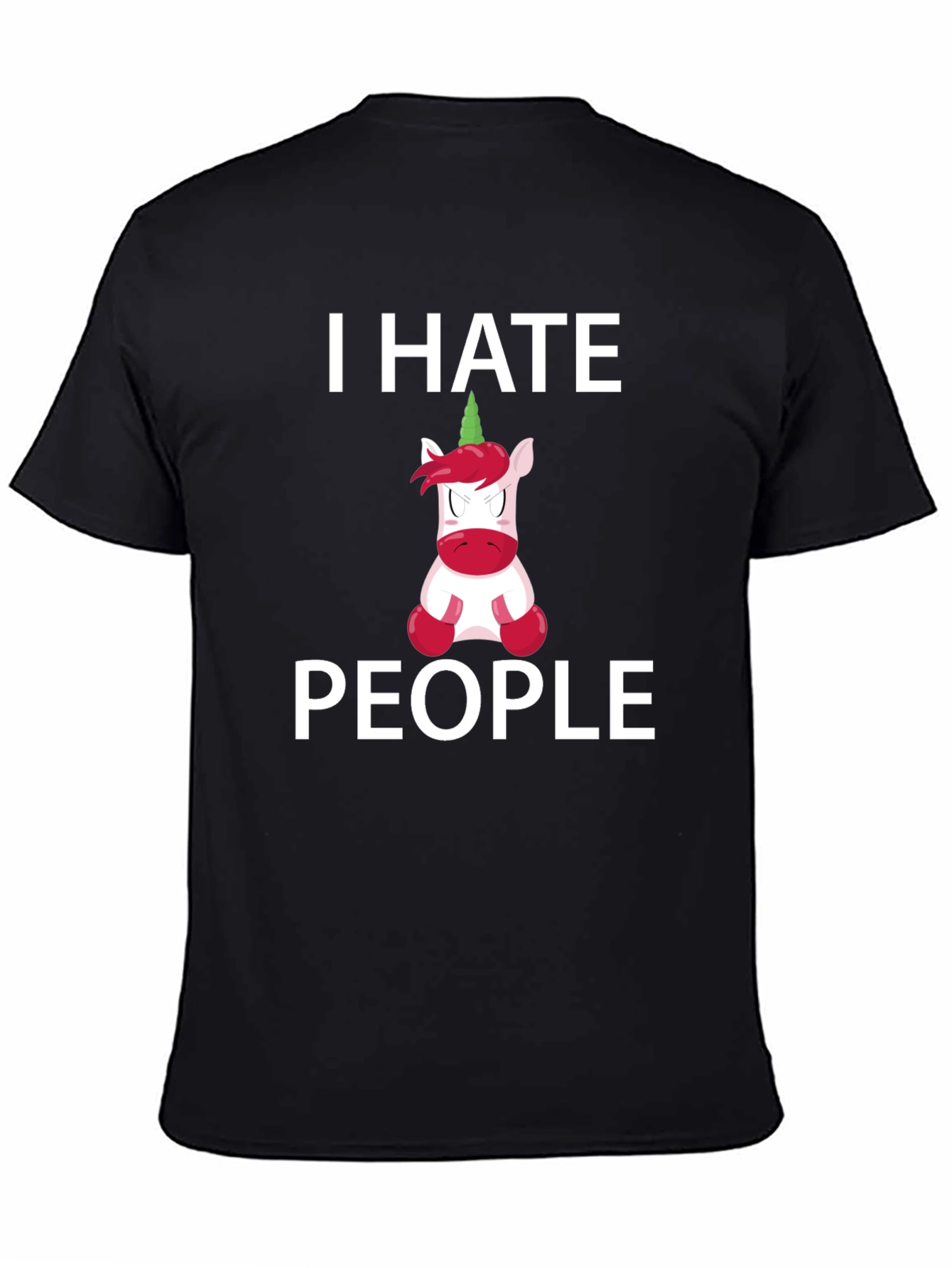 I Hate People Unicorn Graphic Tee