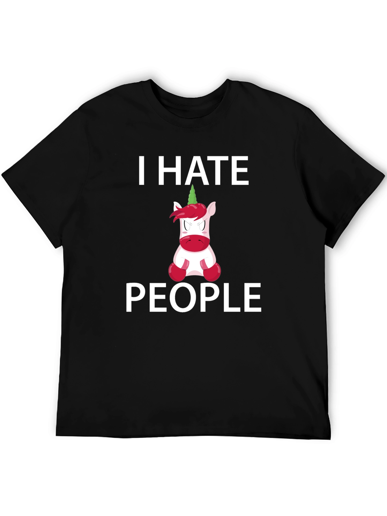 I Hate People Unicorn Graphic Tee