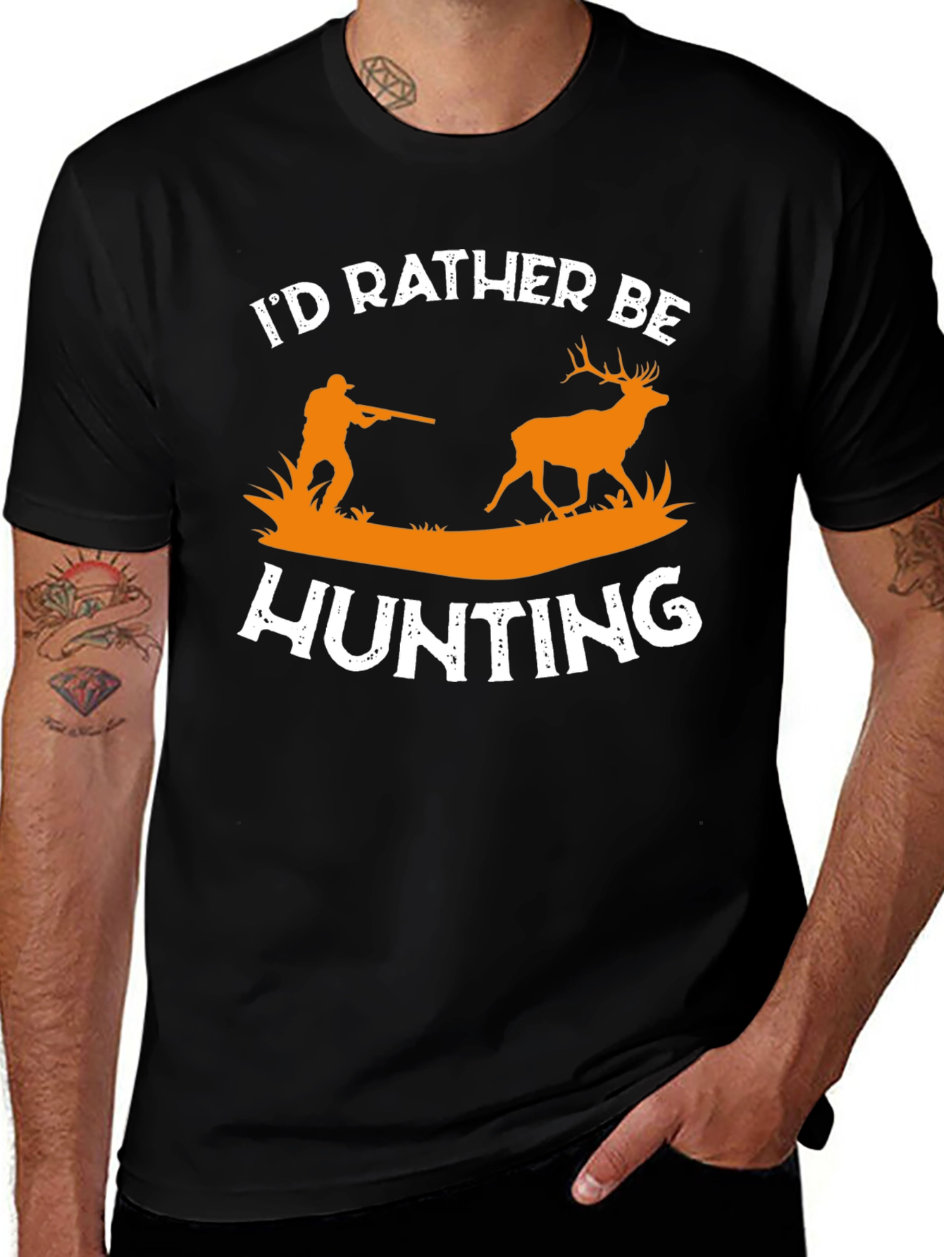 Id Rather Be Hunting T-Shirt