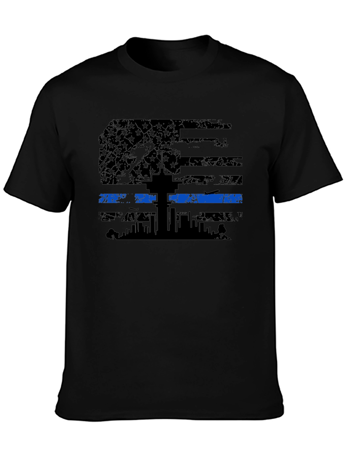 Thin Blue Line Flag T-Shirt