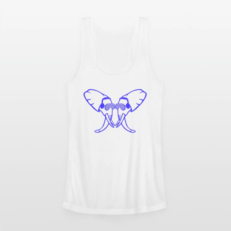 2 DJ Elephant Heads Sunglasses Face Team Friends