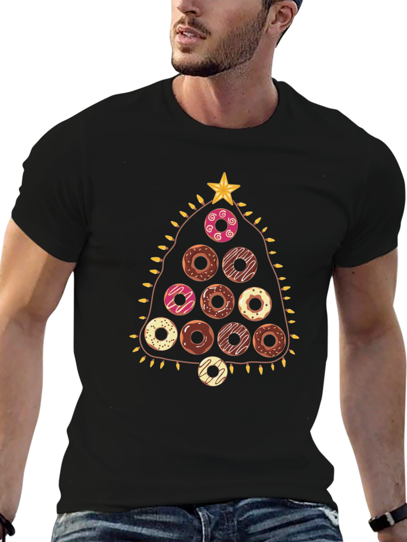 Donut Christmas Tree T-Shirt