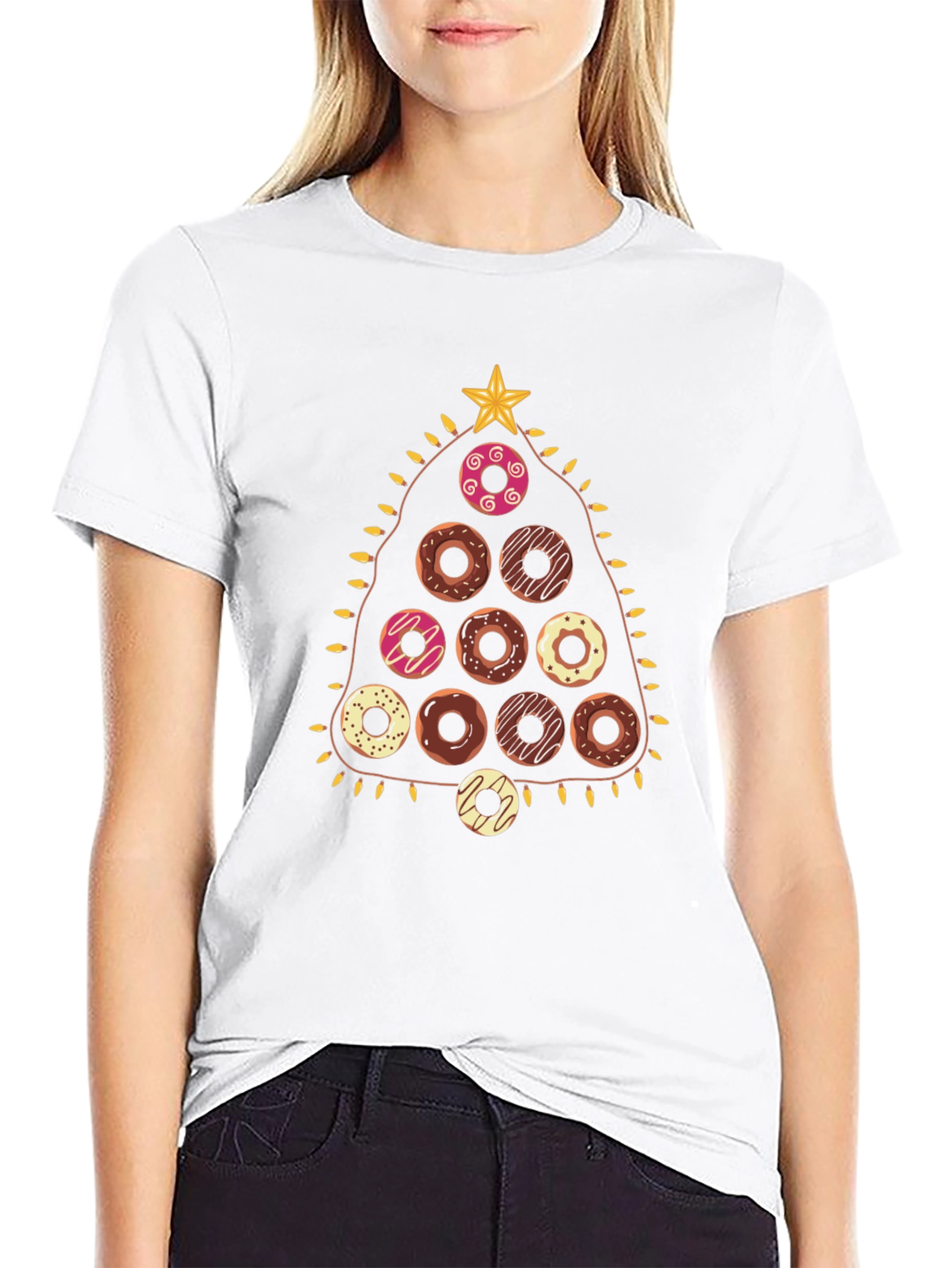 Donut Christmas Tree T-Shirt