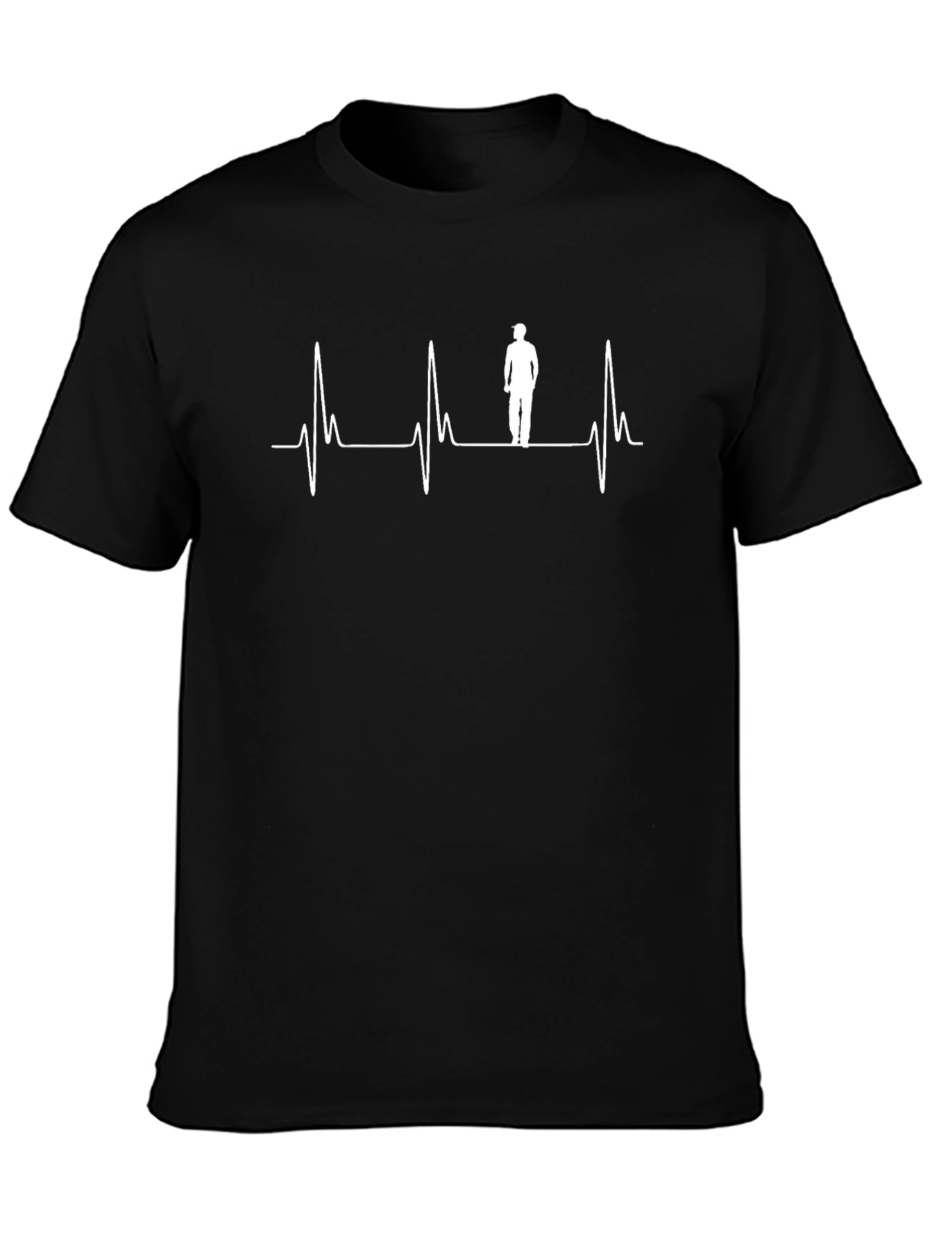 ECG Walking Man Graphic Tee
