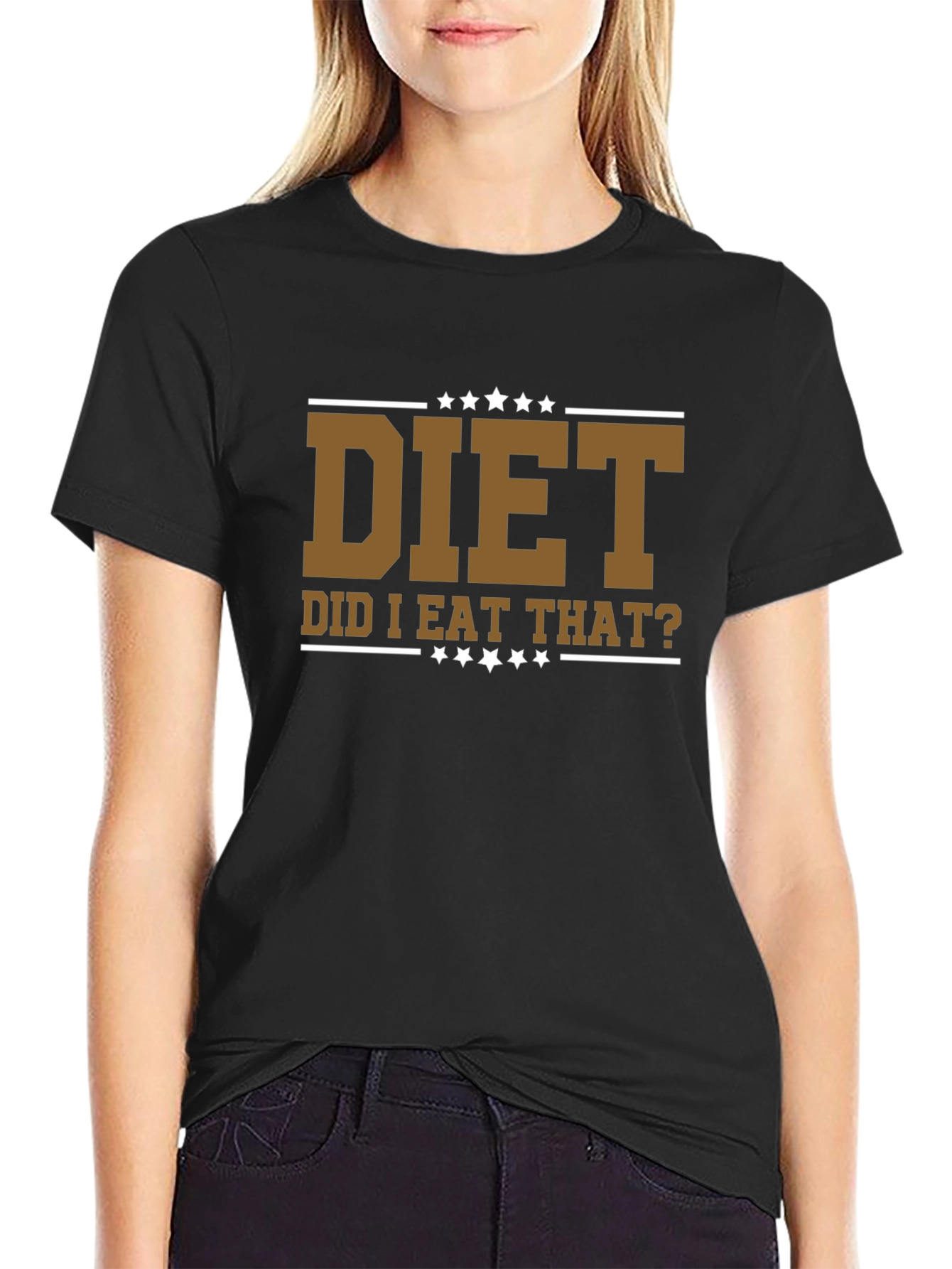 Diet - Did I Eat That? Funny Graphic T-Shirt