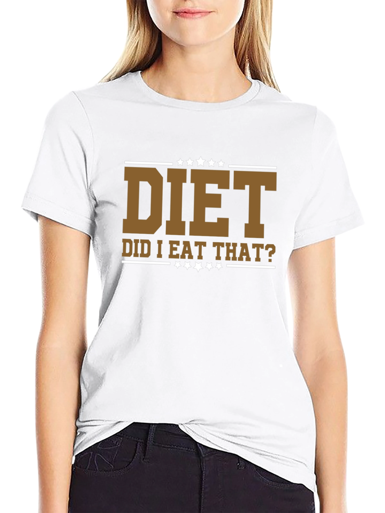 Diet - Did I Eat That? Funny Graphic T-Shirt