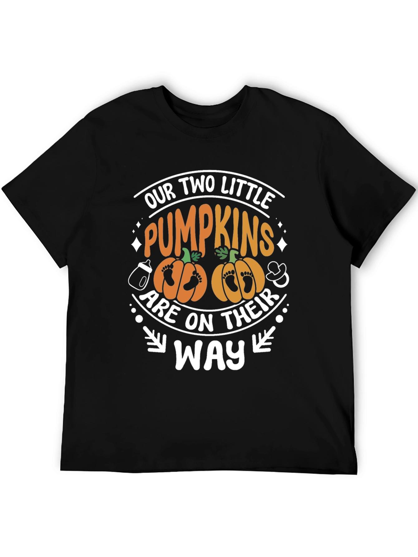 Our Two Little Pumpkins Pregnancy T-Shirt