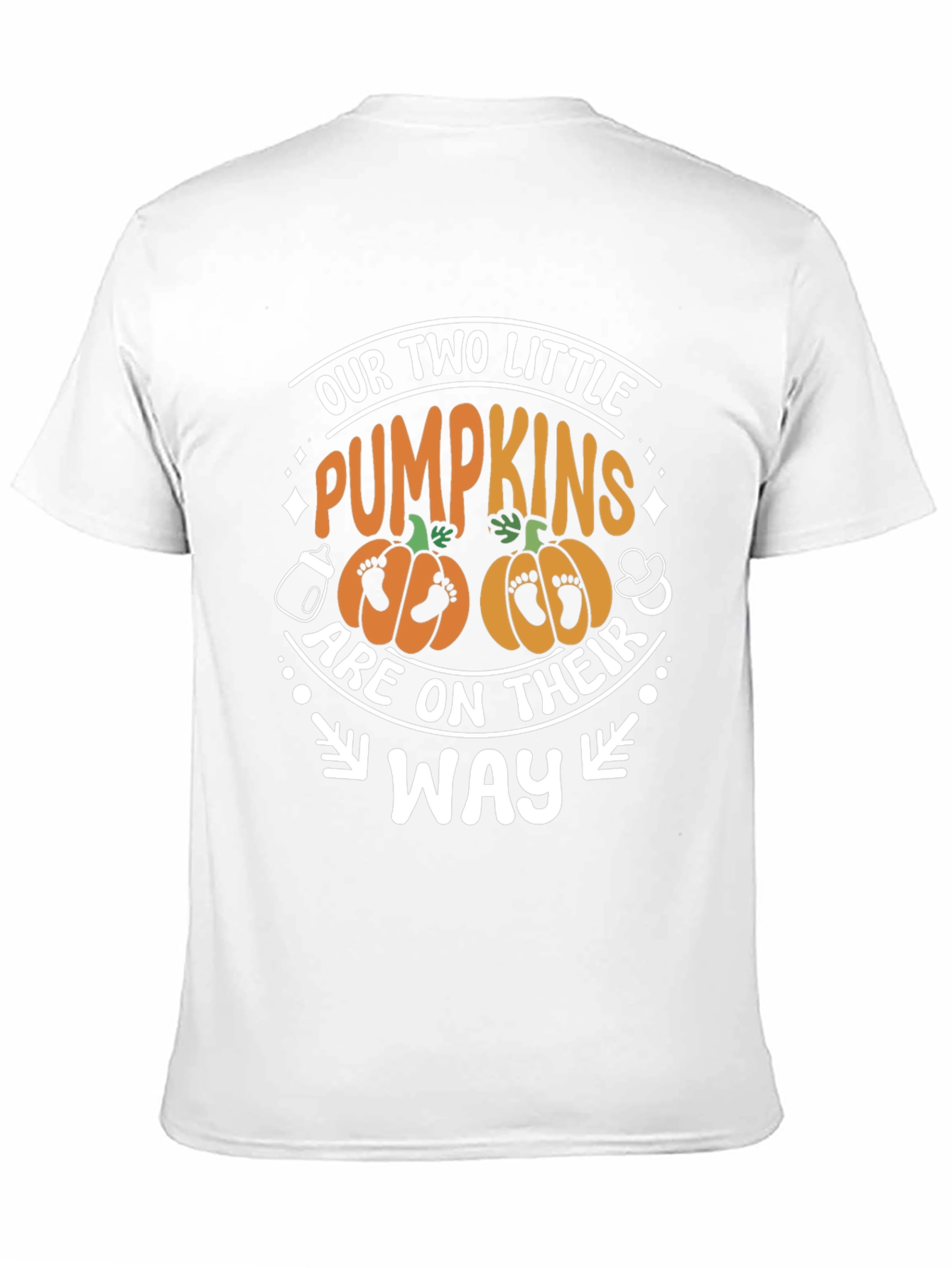 Our Two Little Pumpkins Pregnancy T-Shirt