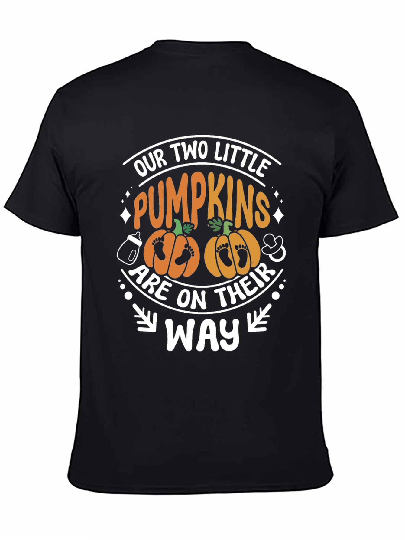 Our Two Little Pumpkins Pregnancy T-Shirt