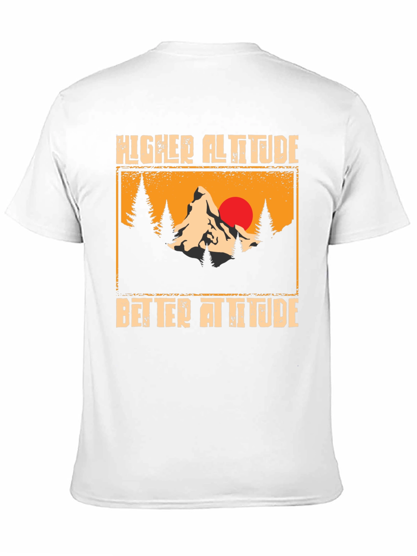 Higher Altitude Better Attitude Black T-Shirt