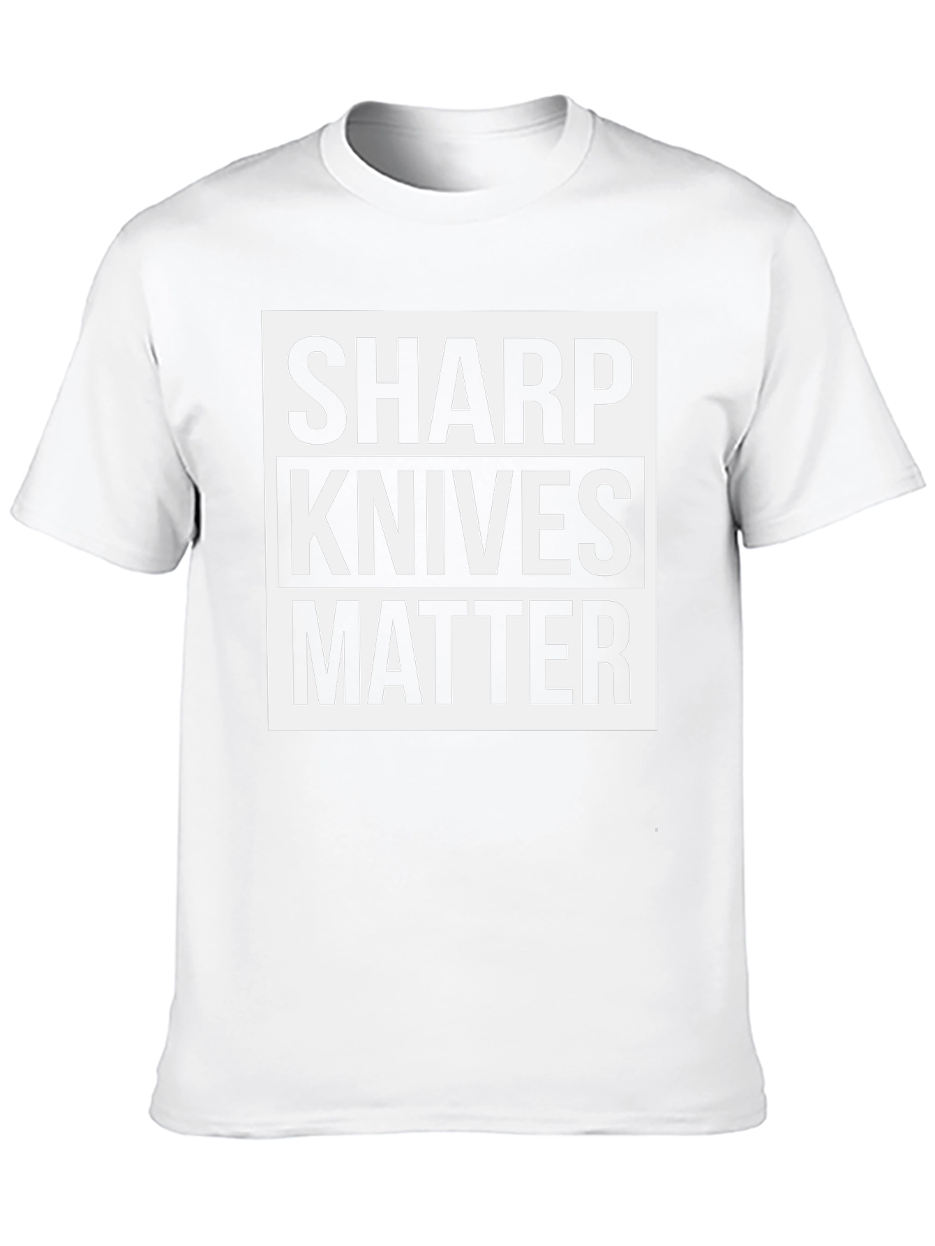 Sharp Knives Matter Graphic Tee - Black Cotton