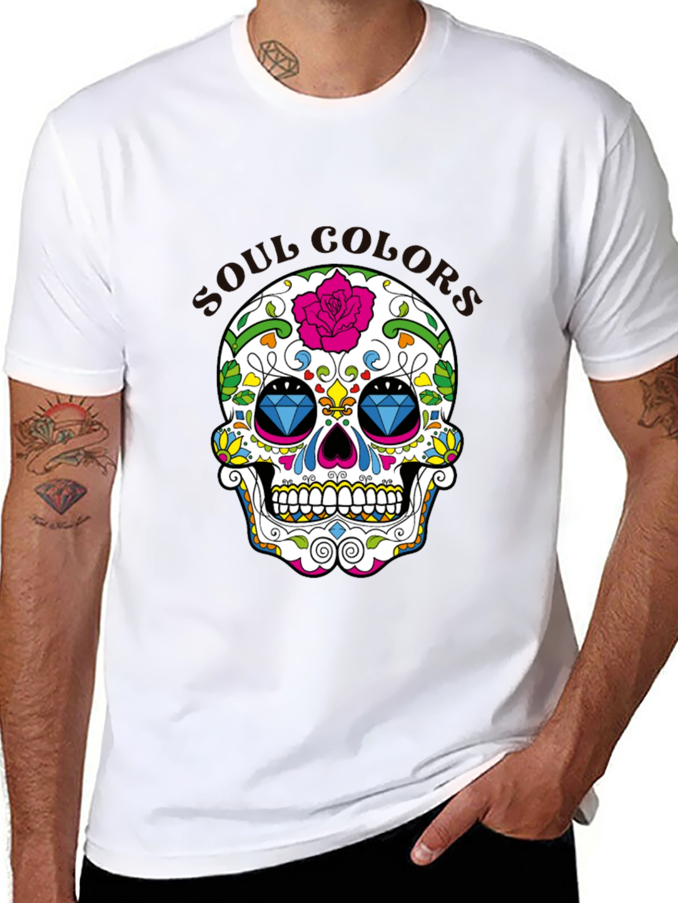 Sugar Skull T-Shirt - Day of the Dead Inspired