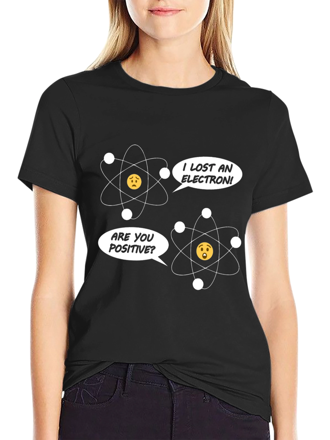 Funny Science Humor T-Shirt - Lost an Electron