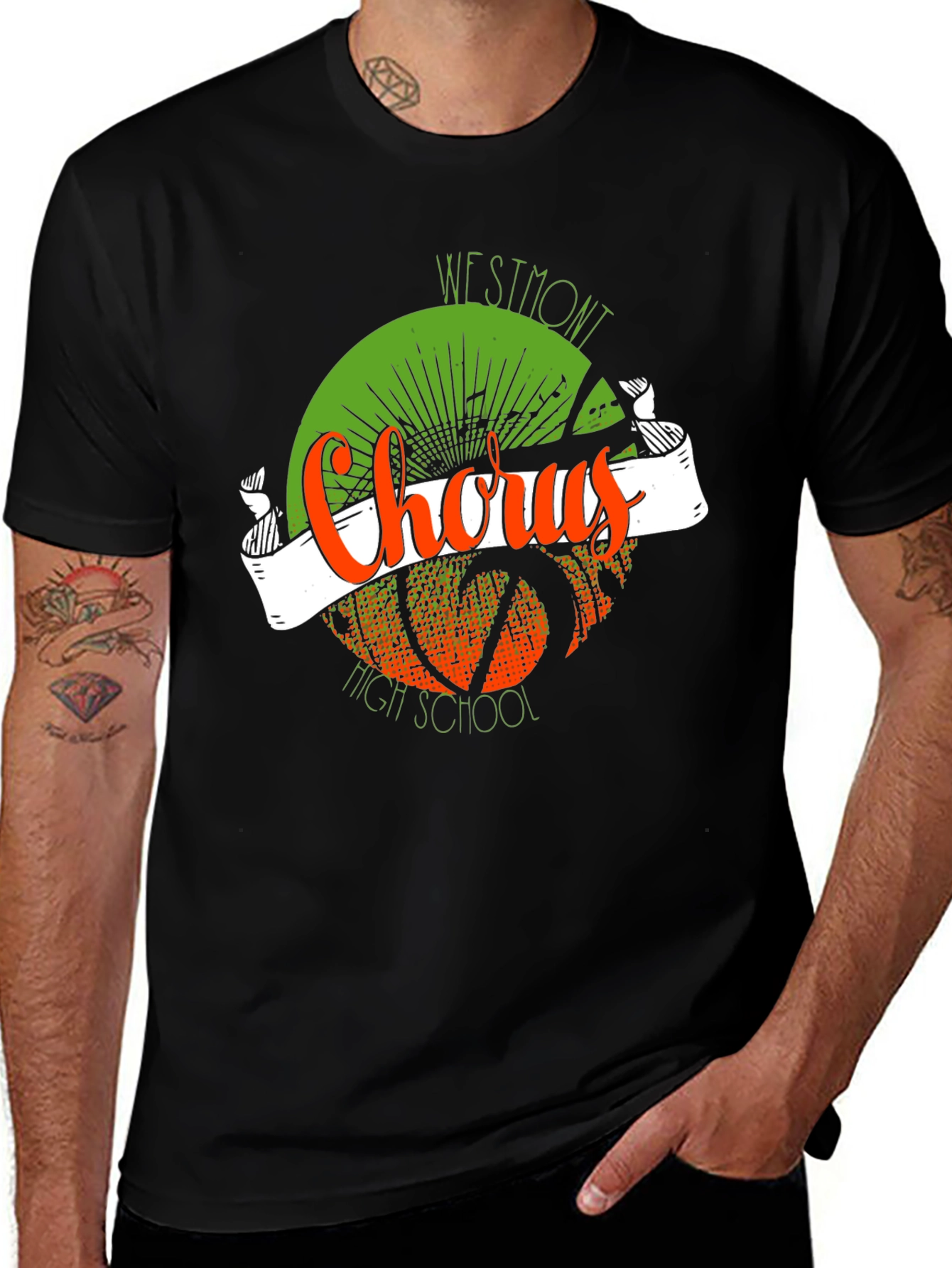 Westmont High School Chorus Black T-Shirt