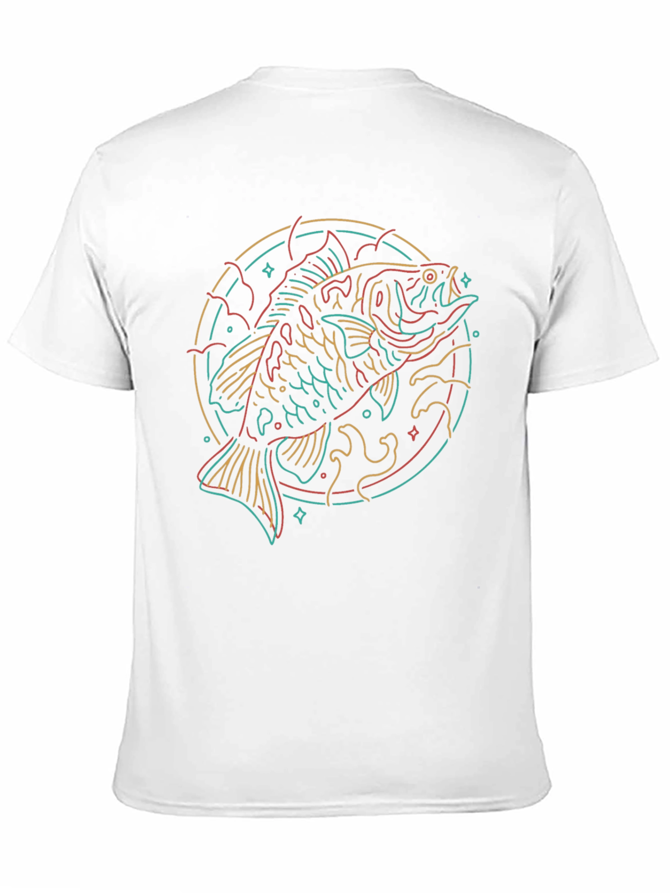 Neon Fish Graphic Tee - Cool & Unique Design