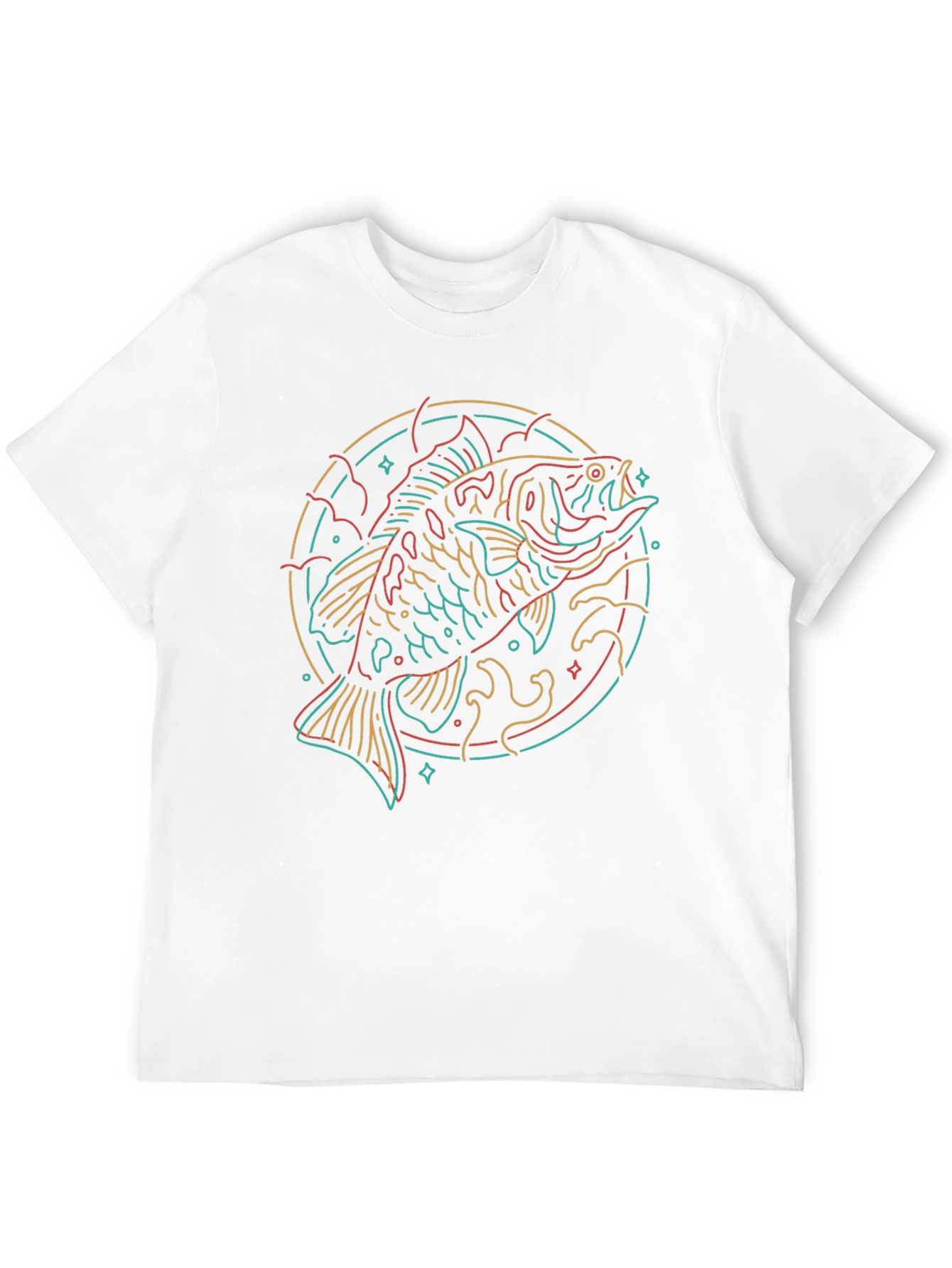 Neon Fish Graphic Tee - Cool & Unique Design