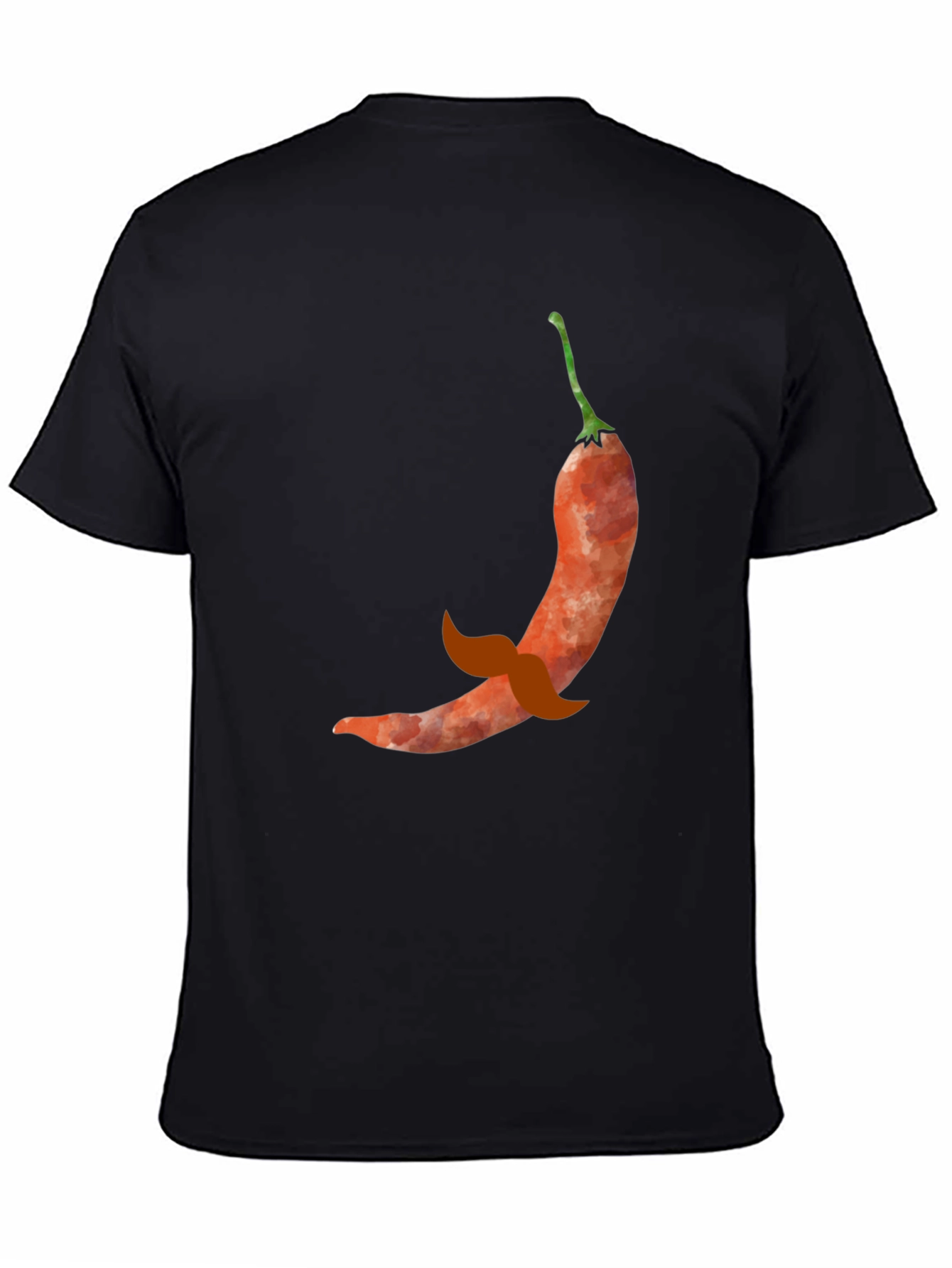 Chili Pepper Mustache Graphic Tee
