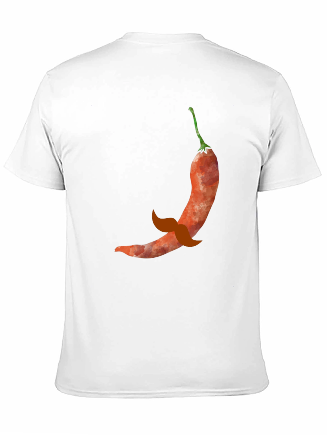 Chili Pepper Mustache Graphic Tee