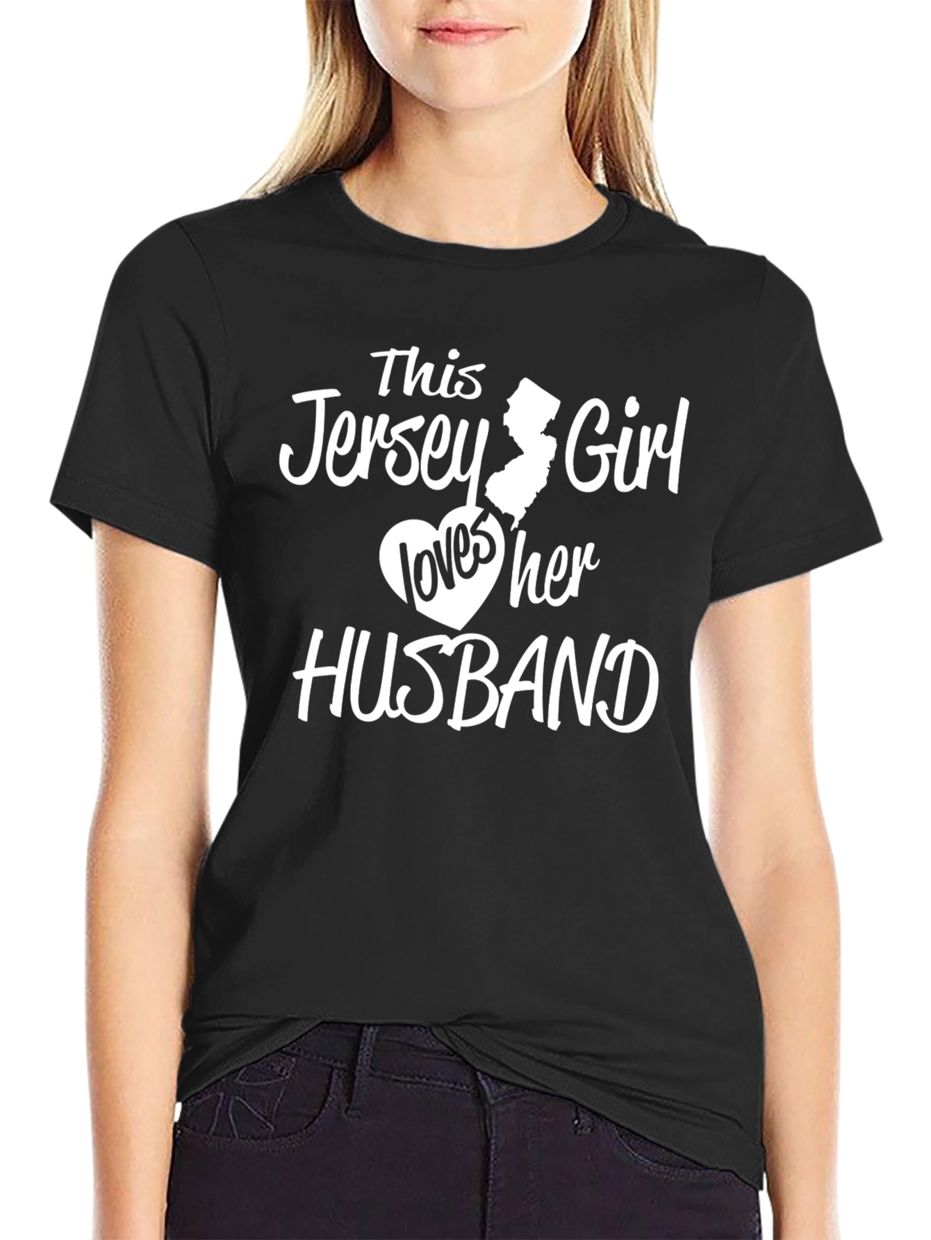 Jersey Girl Husband Lover T-Shirt