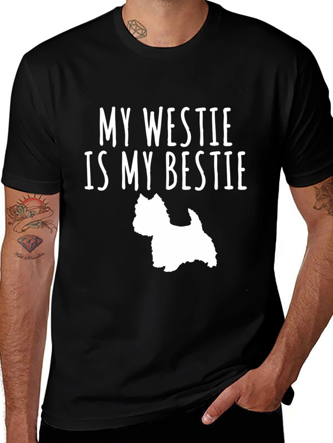 My Westie is My Bestie - Novelty T-Shirt