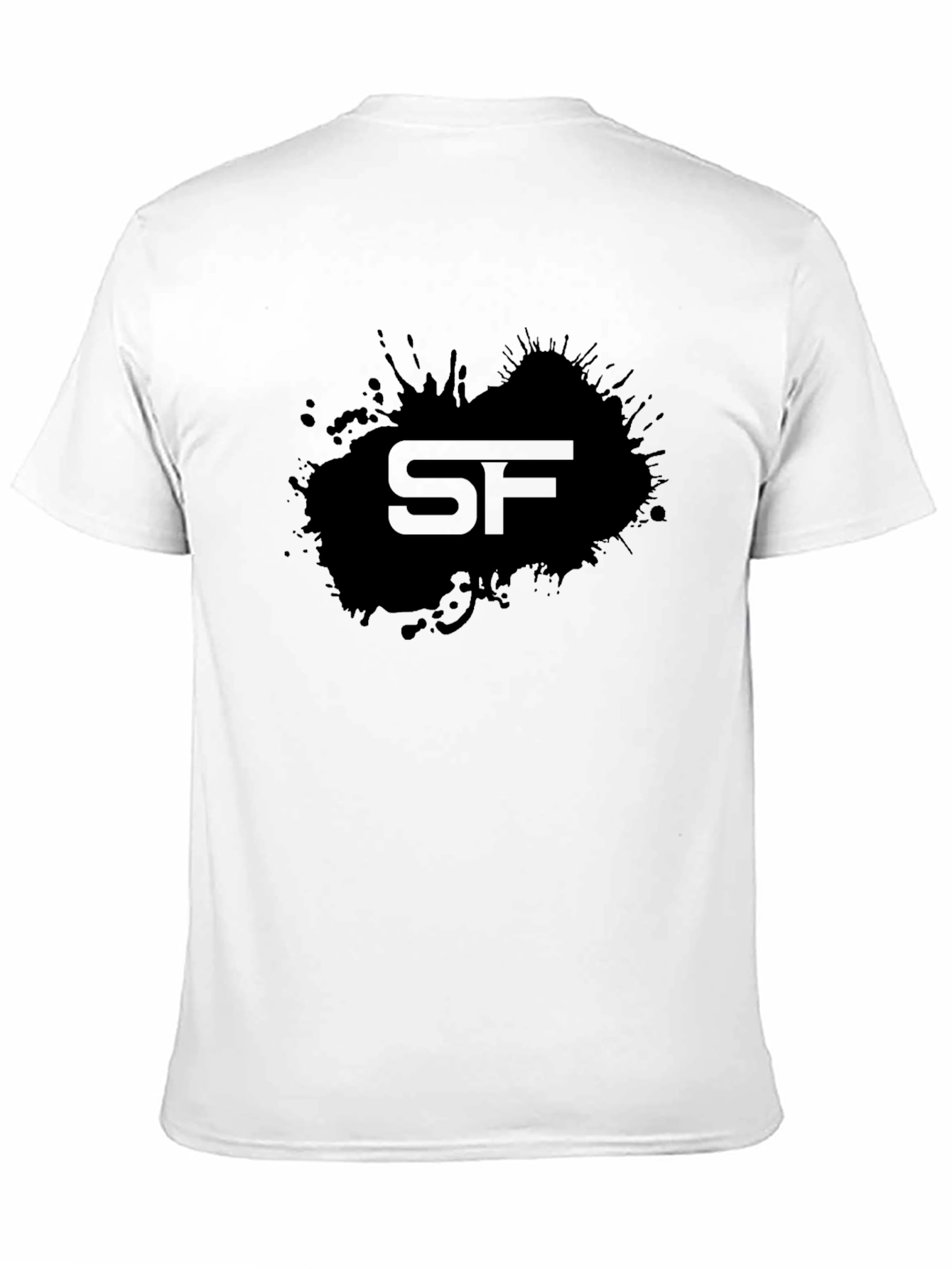Mens Black Graphic T-Shirt - SF Design