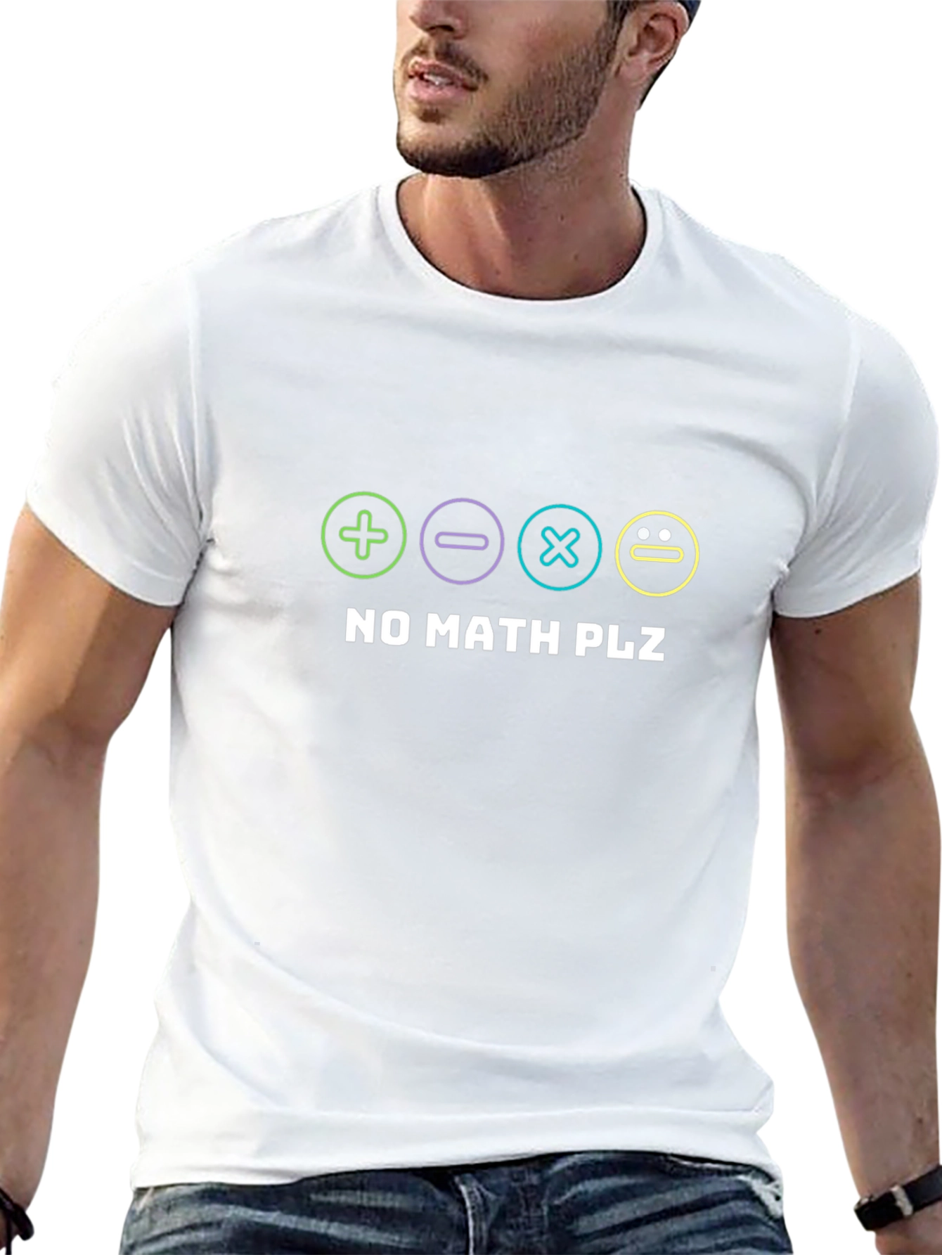 No Math Plz Graphic T-Shirt