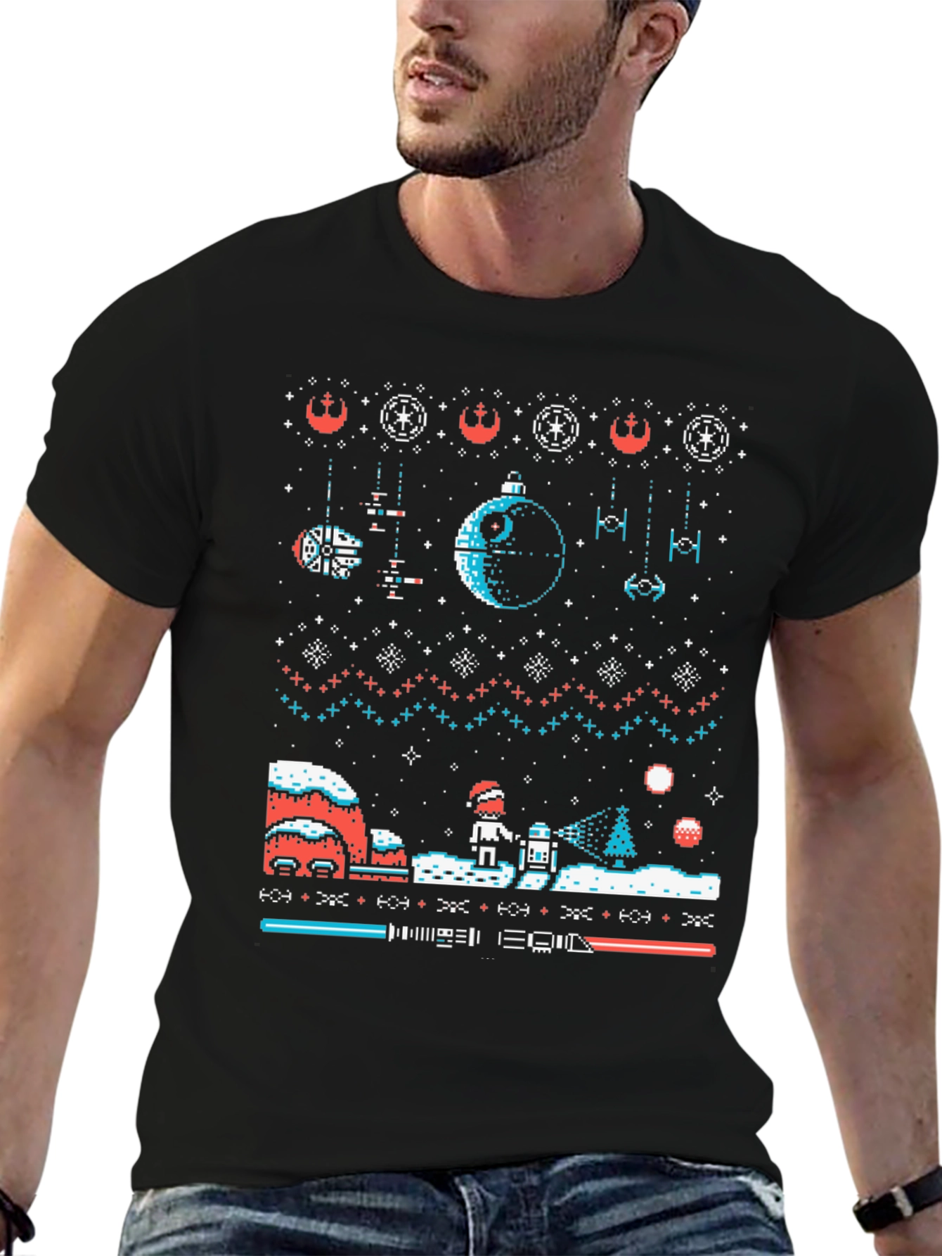 Star Wars Ugly Christmas Sweater T-Shirt
