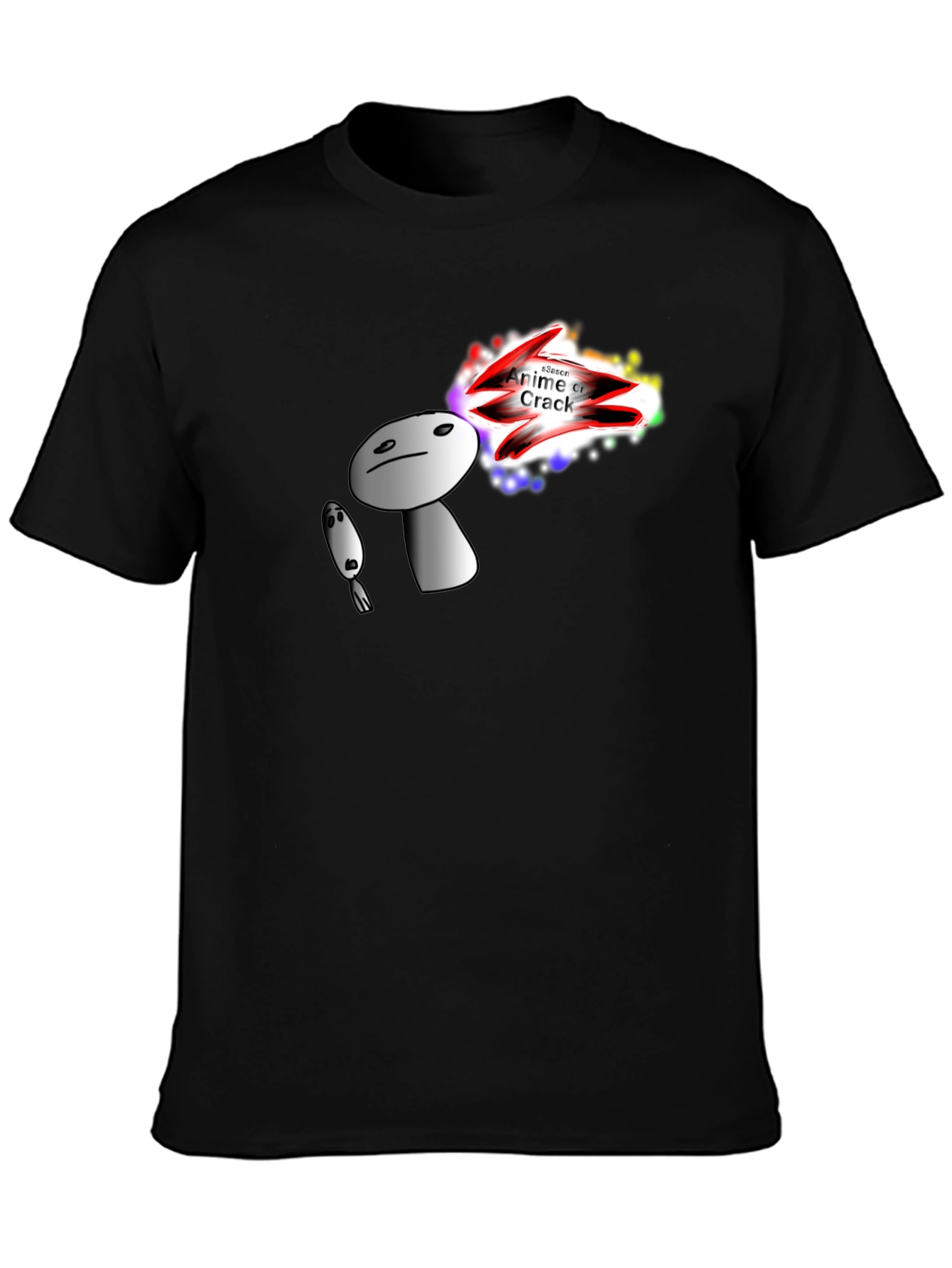 Anime Crack T-Shirt - Unique Graphic Tee