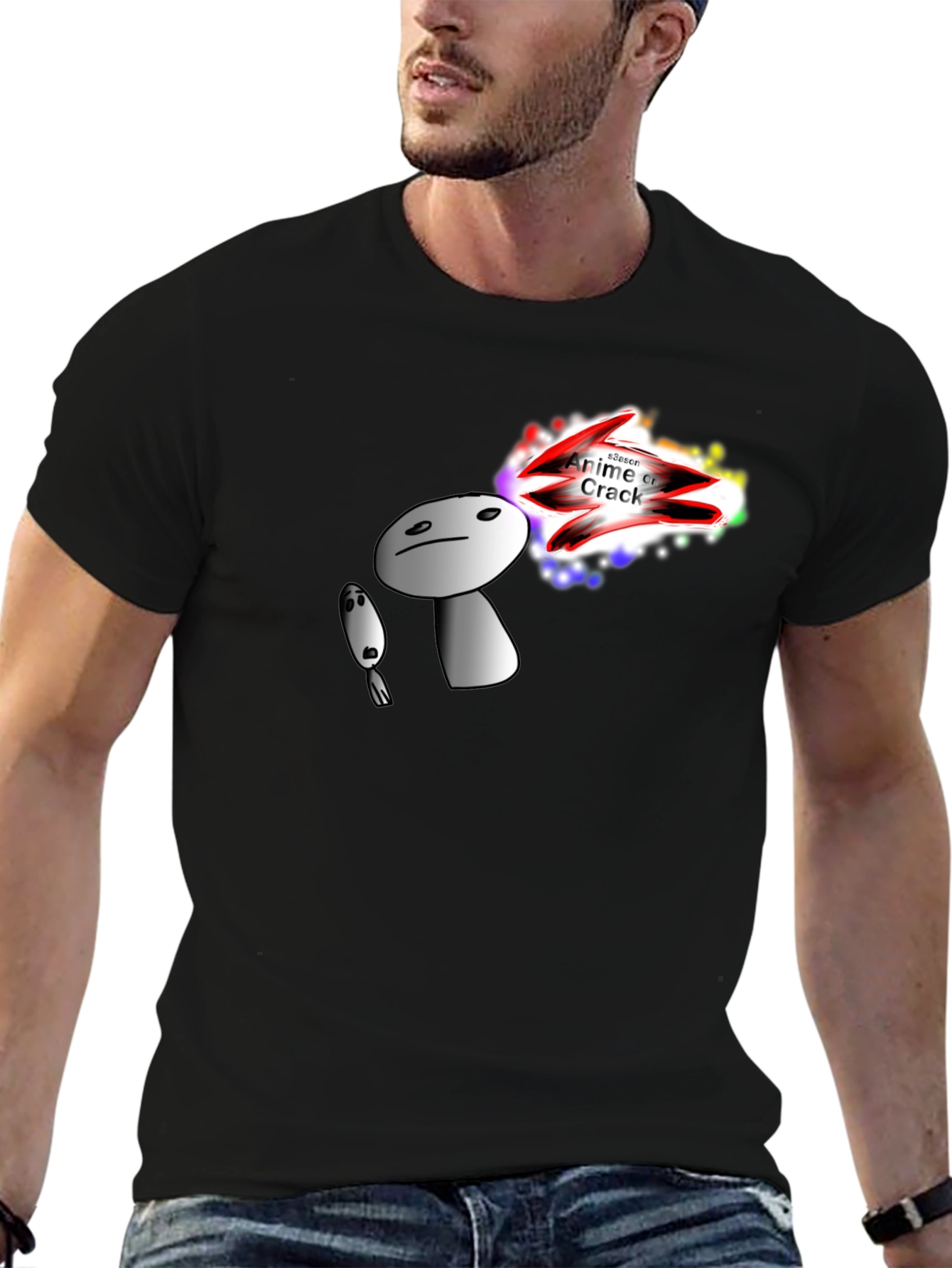 Anime Crack T-Shirt - Unique Graphic Tee